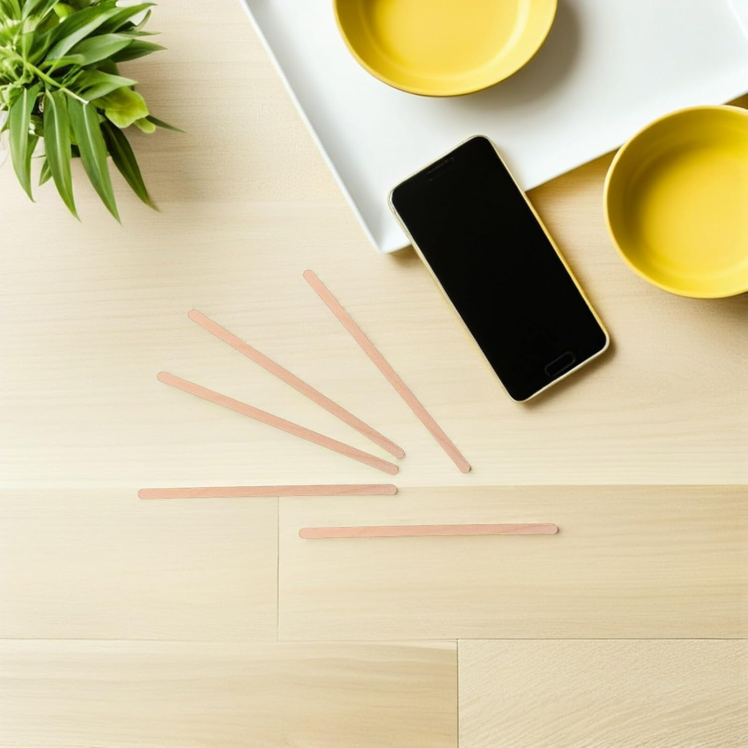 250Pcs Wooden Coffee Stir Sticks Ergonomic Disposable Beverage Mixers for Coffee Tea Cocoa Hot Drinks Party Office Use with Smooth Rounded Ends Preventing Cup Damage image number 2