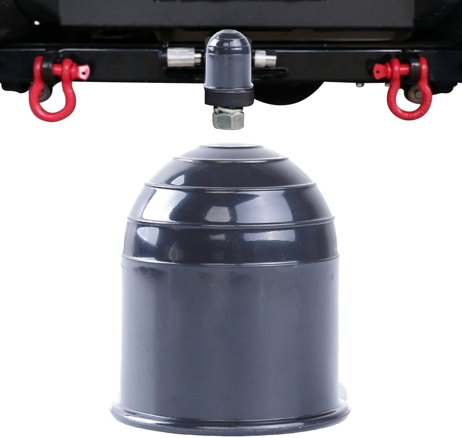 Auto Tow Bar Ball Cover - Trailer Towball Protector Tow Bar Ball Cover | 50Mm Tow Bar Caps | Trailer Hitch Ball Cover, Hitch Caravans Towball Protector Auto Tow Bar Ball Cover Cap for Car image number 1