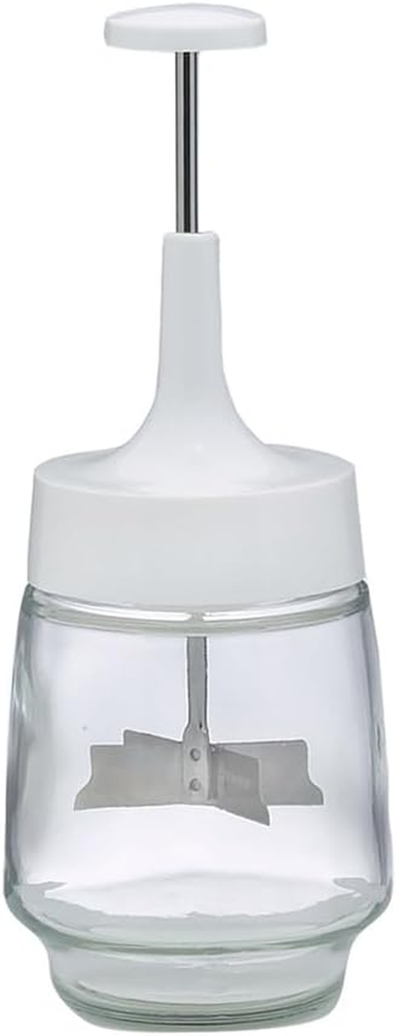 HIC Plain Edge Old Fashioned Onion Manual Food Chopper Onion Chopper Onion/Food Chopper White/Clear image number 4