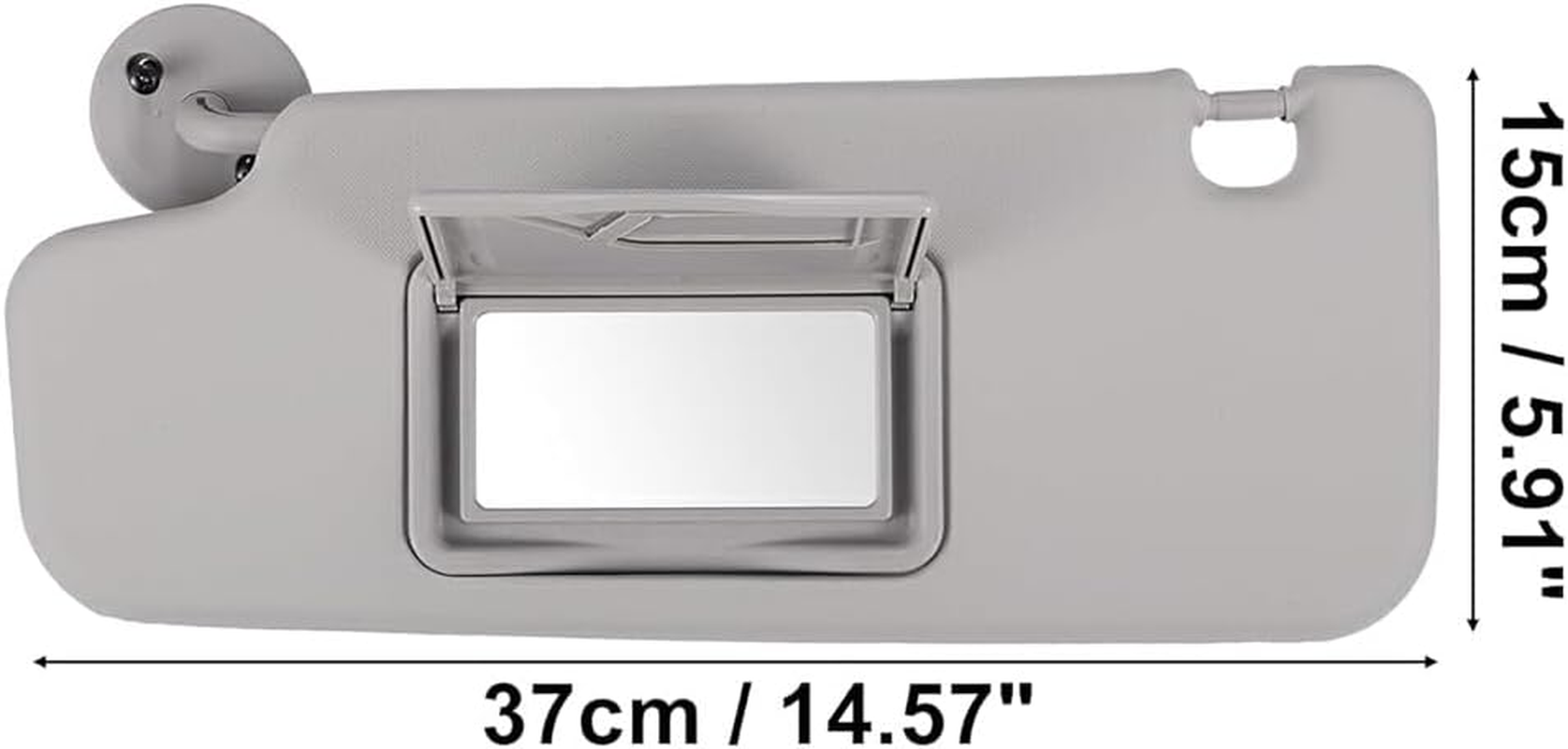 Sun Visor Sunvisor with Mirror Visor for Barina TM 11-18 95327509/95327507 Sun Visor Grey Easy Installation, Right - Left image number 5