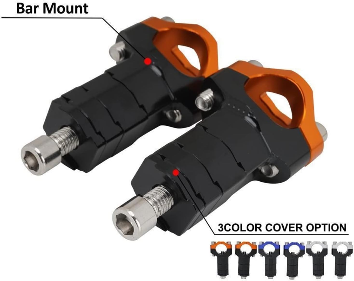 YIJIEBAO 37Mm-67Mm Adjustable Handlebar Riser Bar Clamp Mount Fit for KTM SX XC SXF XCF EXC EXCF 125 150 250 300 350 450 Fit for Husqvarna GASGAS Motorcycle Handbar Rising (Color : Black) image number 3