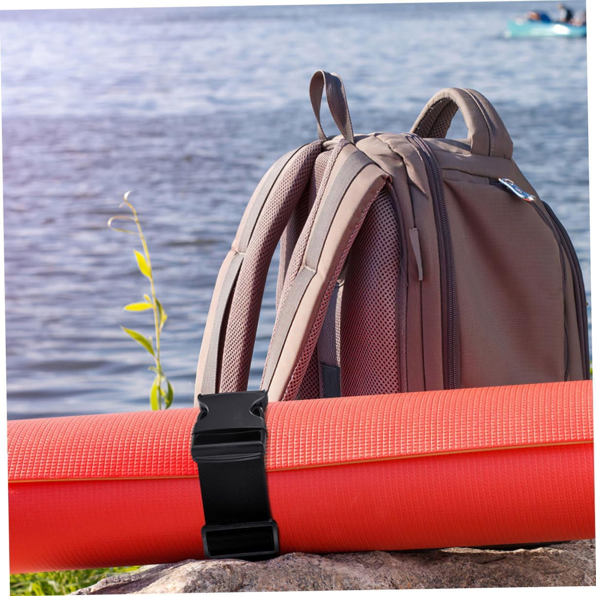 TEMPNAP 4Pcs Adjustable Nylon Buckle Straps for Suitcase Luggage Connector Straps Outdoor Travel Backpack Fixing Tie down Bands Wide Long image number 5