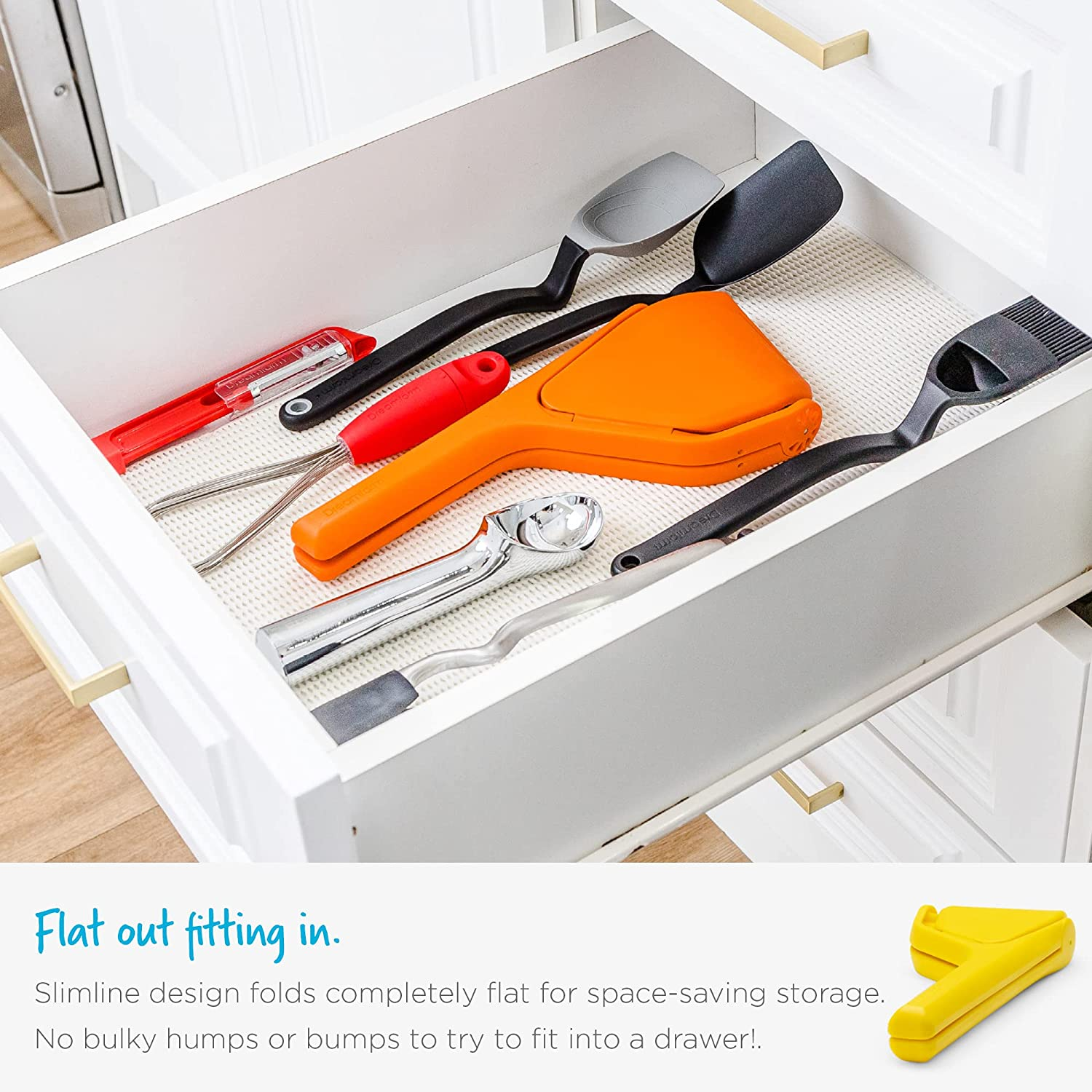 Dreamfarm Original Orange Fluicer Easy-Squeeze Fold-Flat Citrus Juicer - 11 Inch, Suits All Citrus image number 5