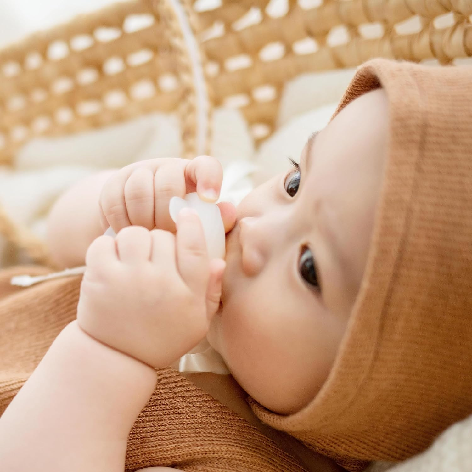 Baby Fruit Feeder Baby Fresh Food Feeder Pacifier - 2 Packs Silicone Fruit Feeder BPA Free image number 2