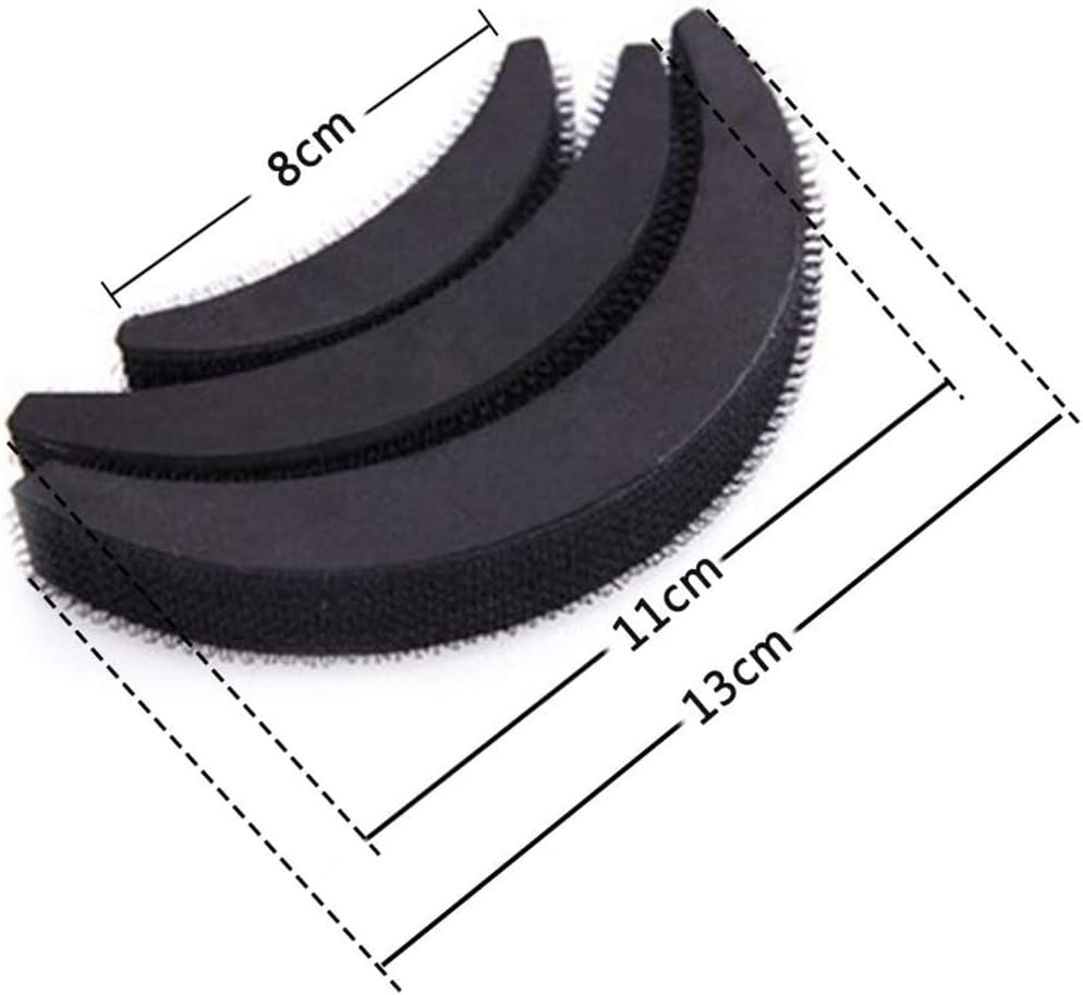 Pack of 3 Women'S Volume Hair Base, DIY Bump Styling Clip Stick Bun Hair Styling Maker Insert Tool for Instant Hair Volume image number 4