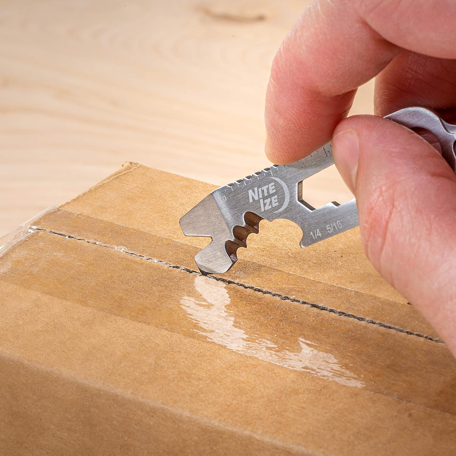 Nite Ize KMTSE-11-R3 Doohickey Keychain Multi Tool, 1 Count (Pack of 1), Stainless Steel image number 4