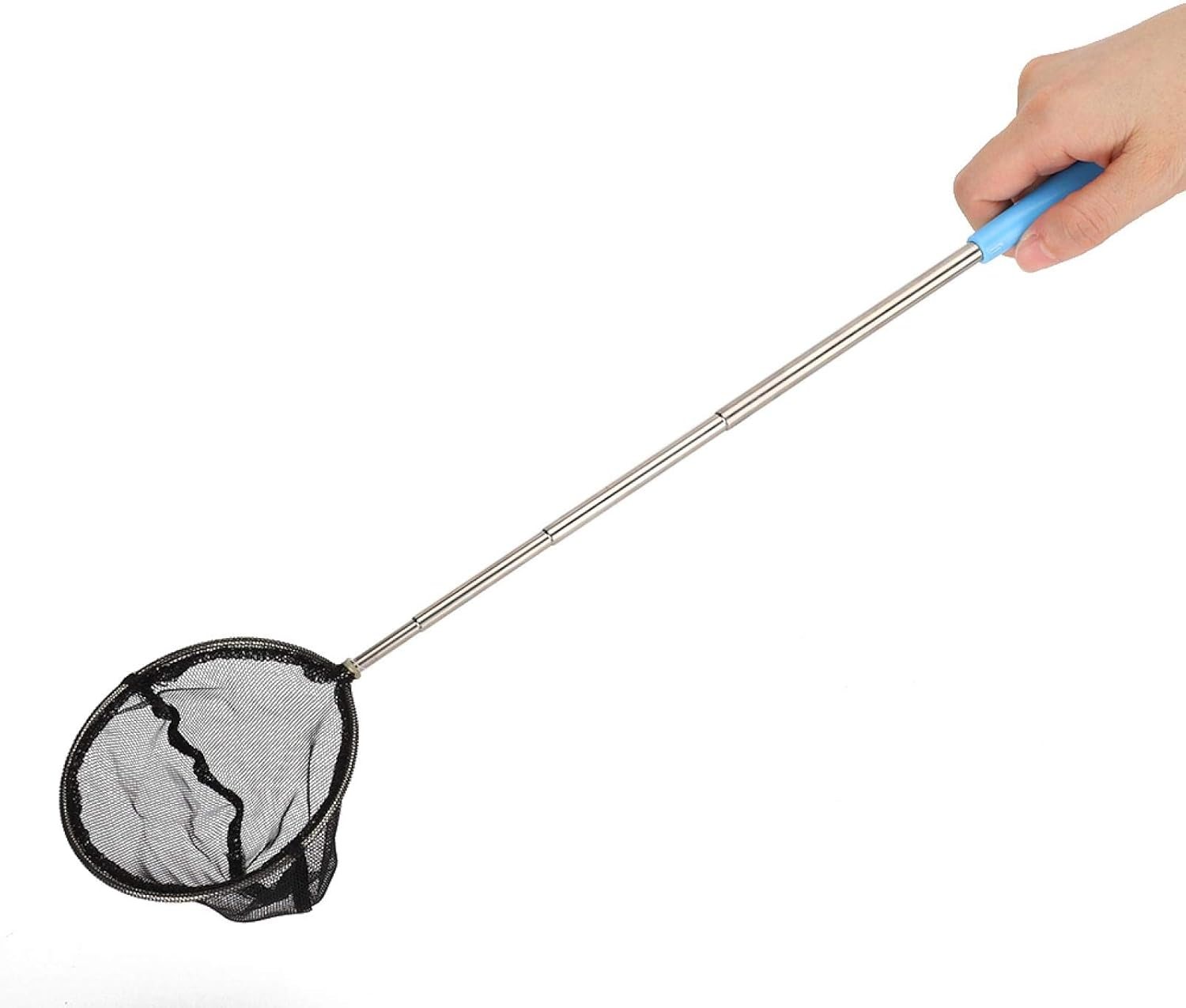 Skimmer Net, Aquarium Fine Mesh Net, Fish Shrimp Net Extendable for Shrimp Aquarium Fishing Tank for Small Fishround Shape image number 3