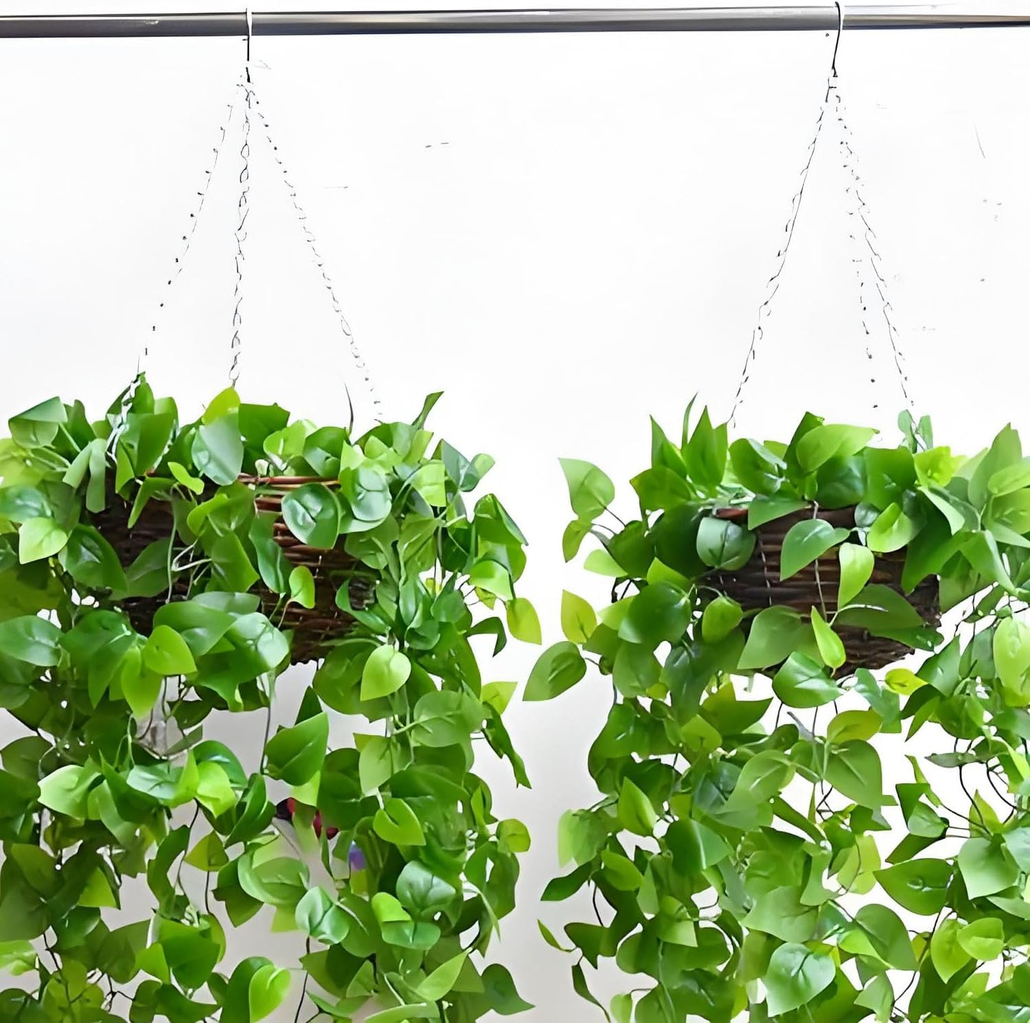 3 Pieces 304 Stainless Steel Flower Pot Chain Hook, No Rust Outdoor Hanging Basket Hook, for Bird Cages, Flower POTS, Lanterns, Billboards, Gardens (Silver) image number 6