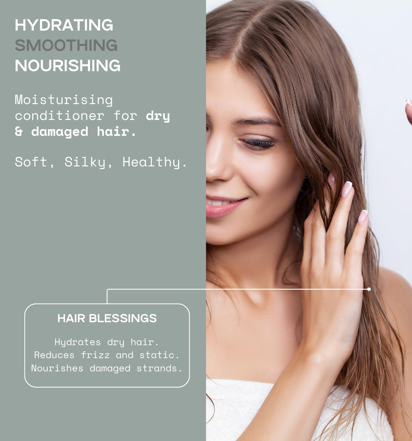 All Hail Hydration Conditioner &ndash; Deep Moisturizing & Nourishing Conditioner for Dry, Frizzy, and Damaged Hair &ndash; Softens, Detangles & Strengthens &ndash; for All Hair Types