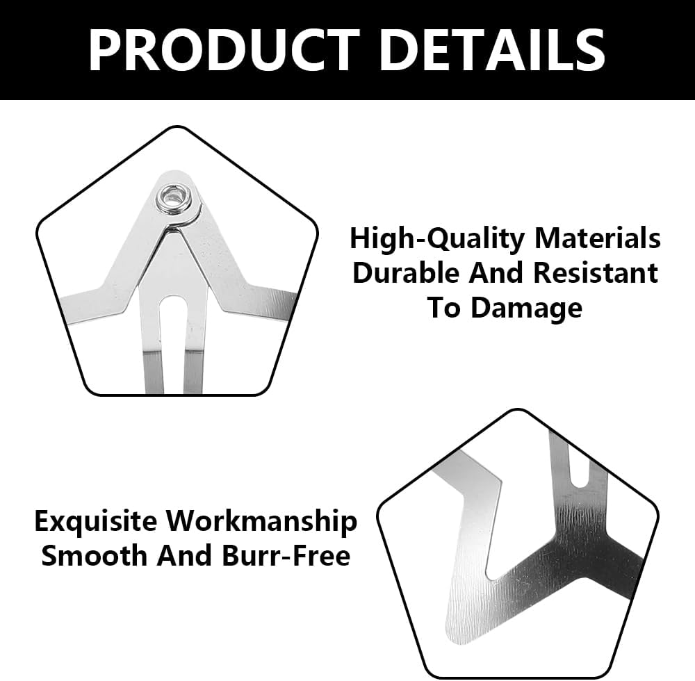 Funalix Pack of 20 Metal Star Hair Clips, Y2K Hair Accessories with Cute Pentagram Hair Clips and Hollowed Star Hairpin, Hair Clips for Women and Girls (Silver) image number 2