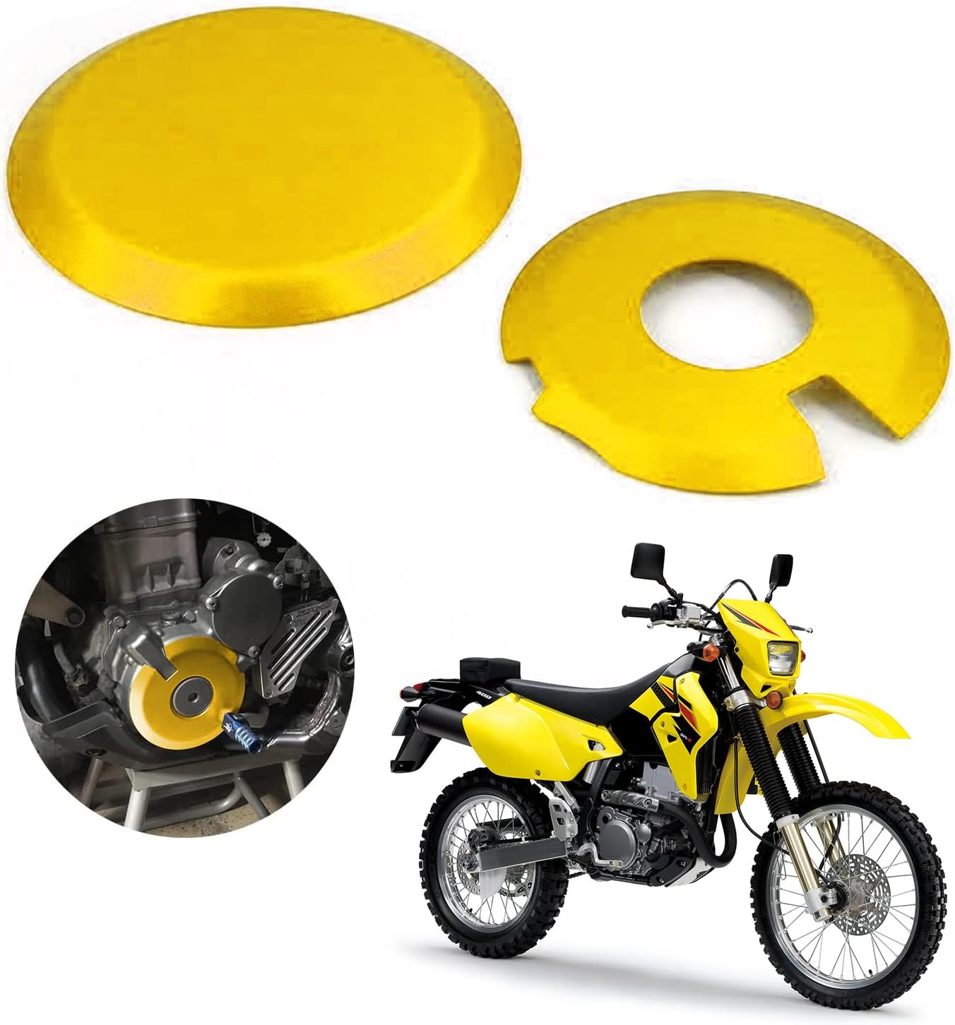 Engine Ignition Clutch Case Savers Guards Kit Protector Set Cover for Suzuki DR-Z400S DRZ400E DRZ400SM Kawasaki KLX400 Blue