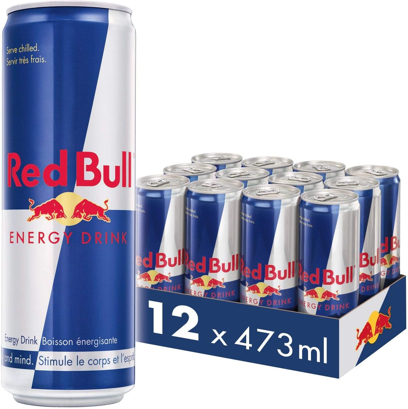 Red Bull Energy Drink 473 Ml (Pack of 12) image number 3