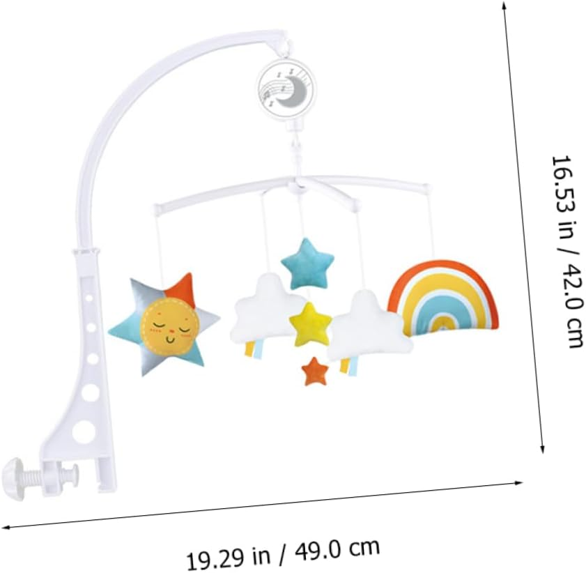 1 PC Bed Bell Decorative Plaything Cartoon Design for Newborns Durable Crib Accessory for Parent Communication No Batteries Required image number 2