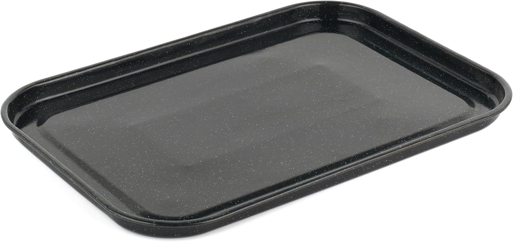 Salter BW12813EU7 Baking Tray &ndash; 40 Cm Vitreous Enamel Coated Steel Flat Oven Pan, Large Cookie Sheet, Bakeware for Baking/Roasting, Pfas-Free, Easy Clean, Dishwasher Safe, Oven Safe to 230&deg;C, Black image number 5