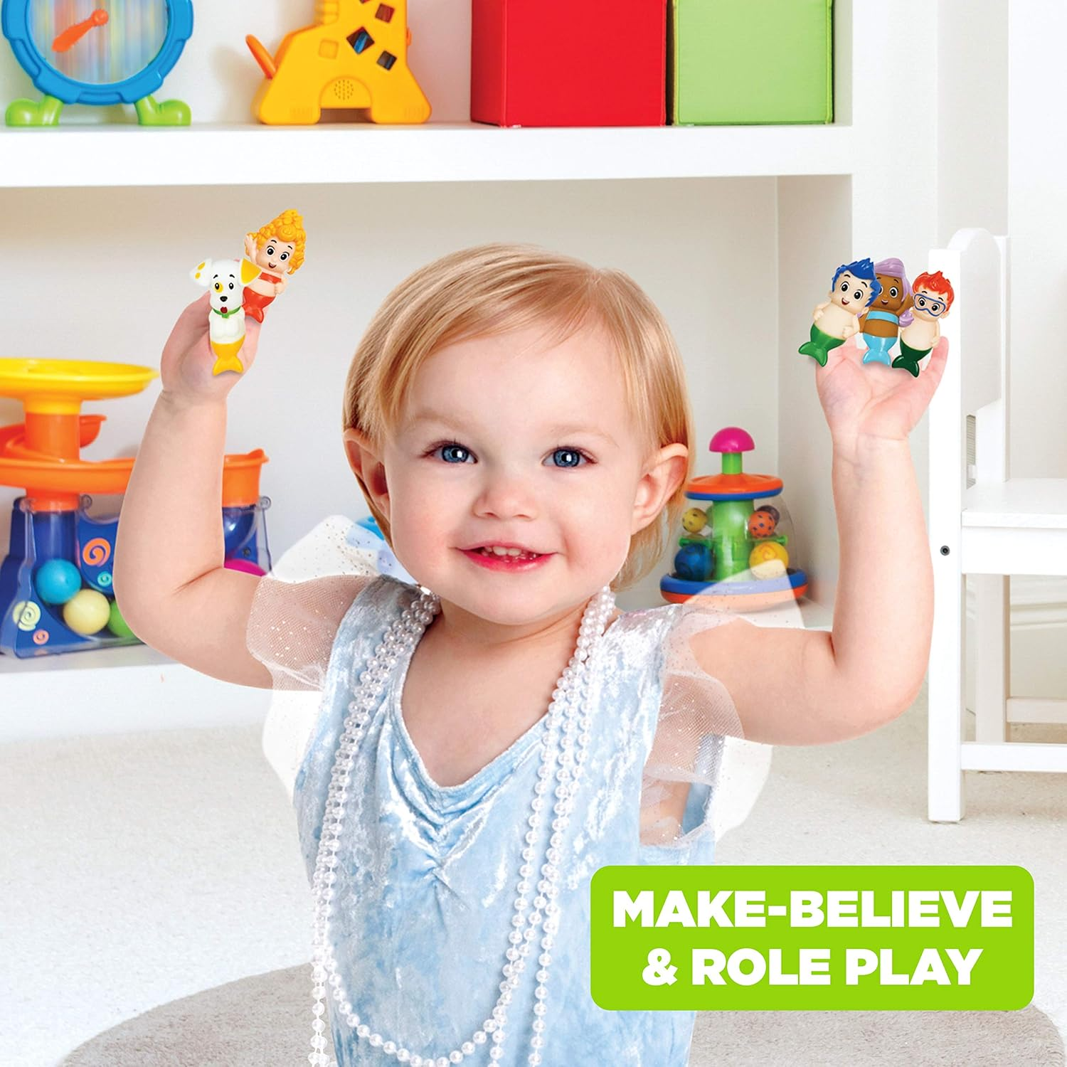 Nickelodeon Bubble Guppies Finger Puppets - Party Favors, Educational, Bath Toys image number 2