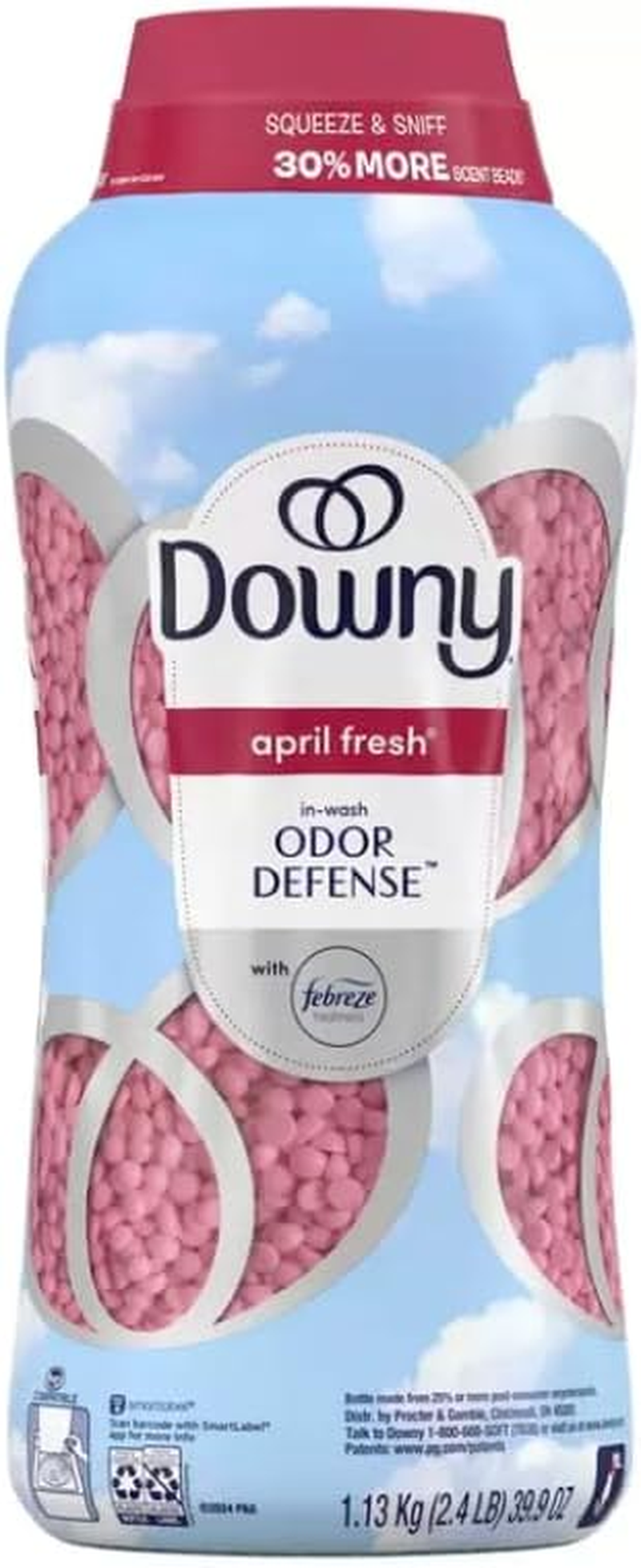 Downy Laundry Scent Booster Beads April Fresh 1.13Kg with Febreze image number 1