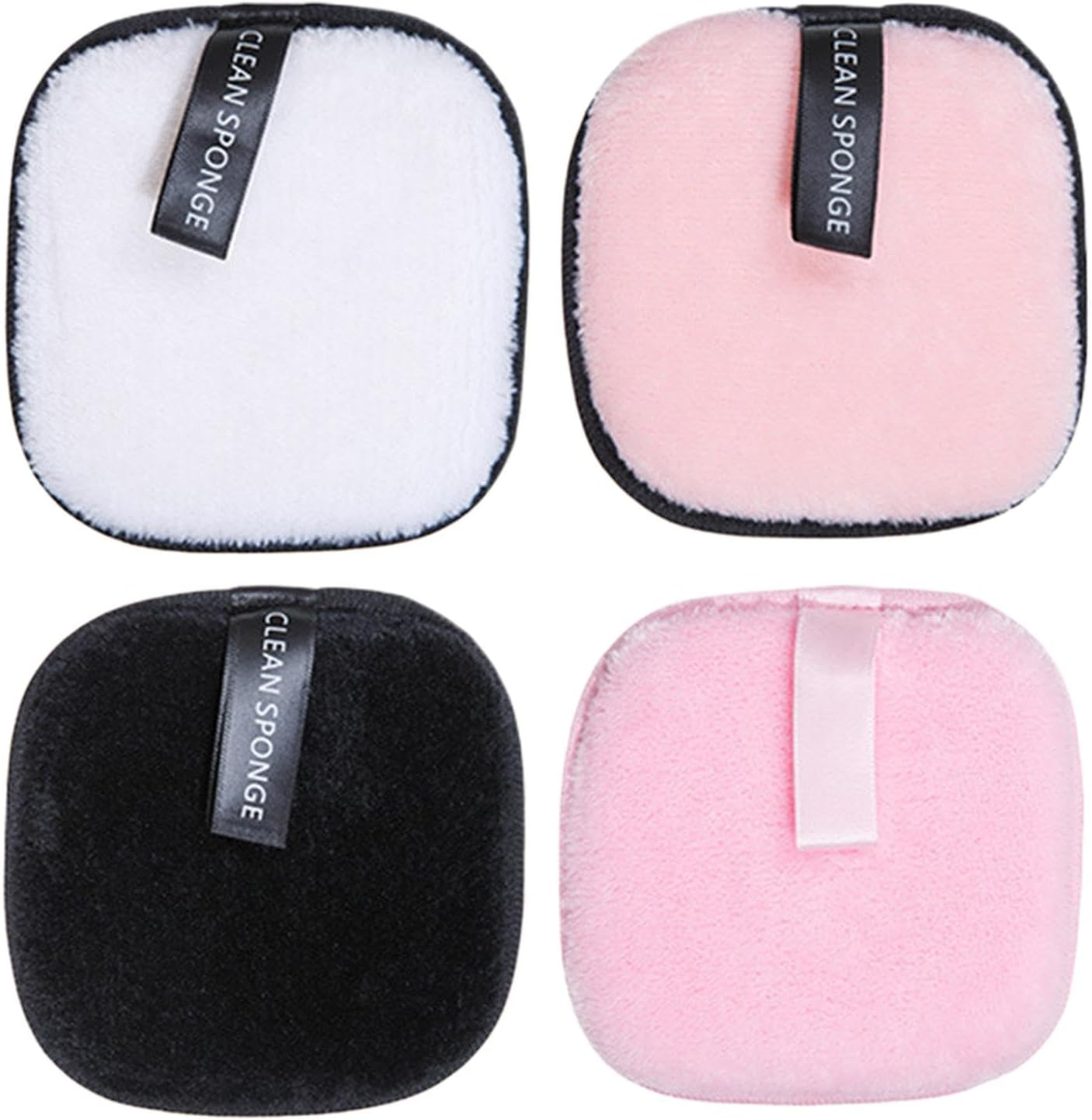 Reusable Makeup Pads, Washable Face Wipes, Eco Makeup Remover Pads, Soft Cleansing Pads, Sustainable Beauty Tools, Facial Cleansing Pads, Black Makeup Remover Pads, Pink Face Cleansing Pads, Washable image number 5