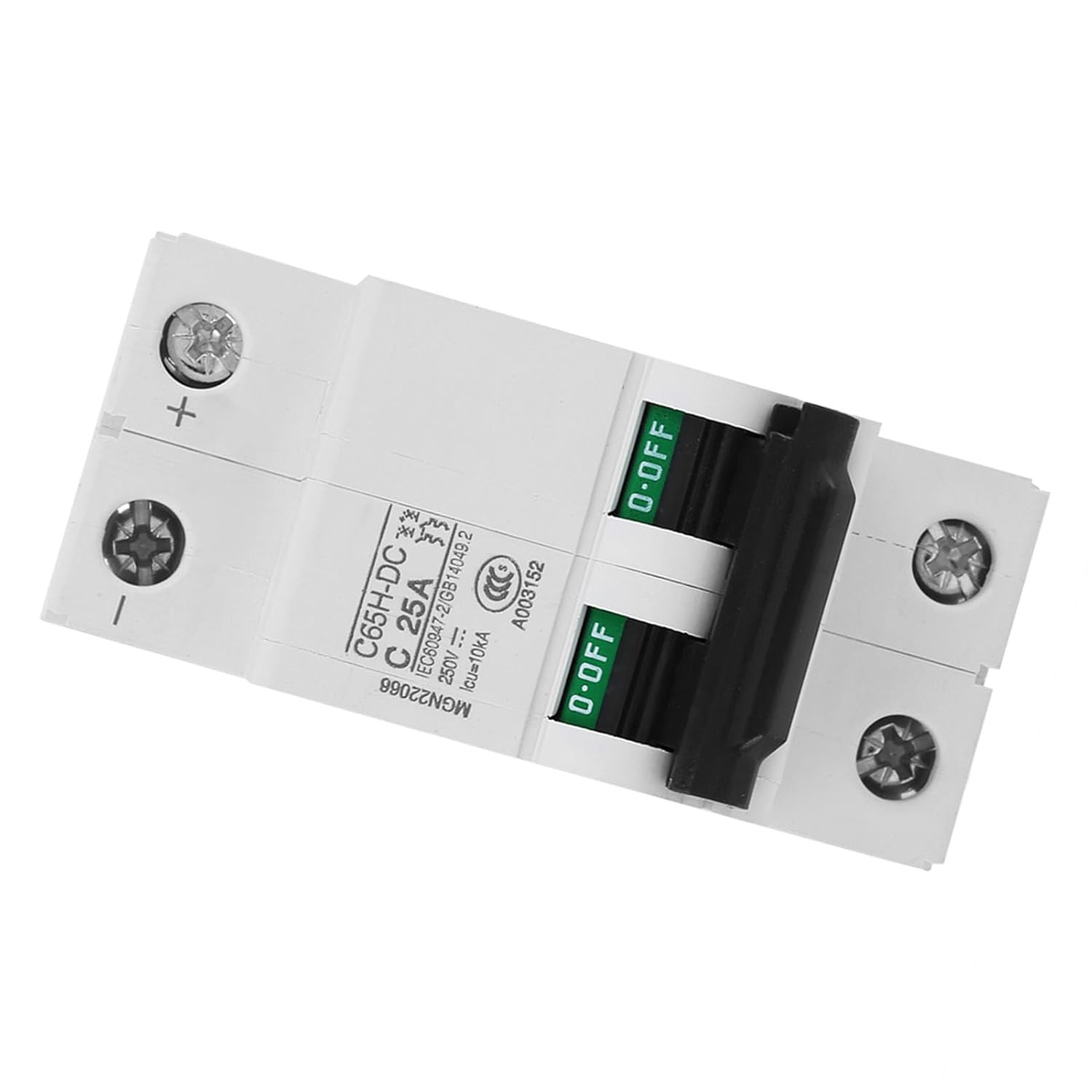 25A,40A DC Circuit Breaker, Fast Closing, Operation, White, Widely Used for Solar Panels Grid System, Wind, and Solar Hybrid System (25A) image number 3