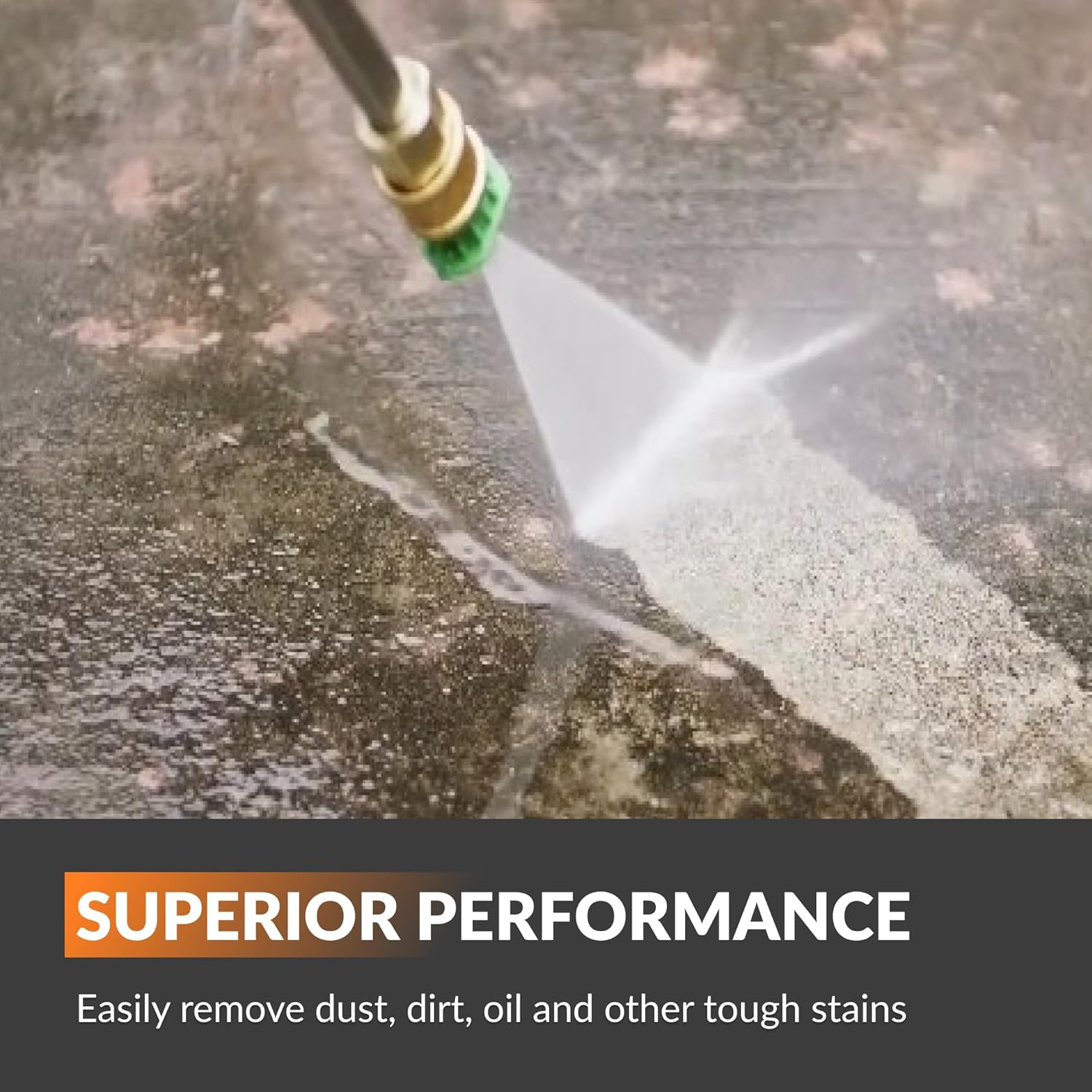 Giraffe Tools Grandfalls Pressure Washer Pro, Electric Wall Mounted Pressure Washer with 30M Retractable Pressure Hoses, 3300PSI, 1.6GPM, 4 Nozzles, Foam Cannon for Cars/Patios, Dark Silver image number 1