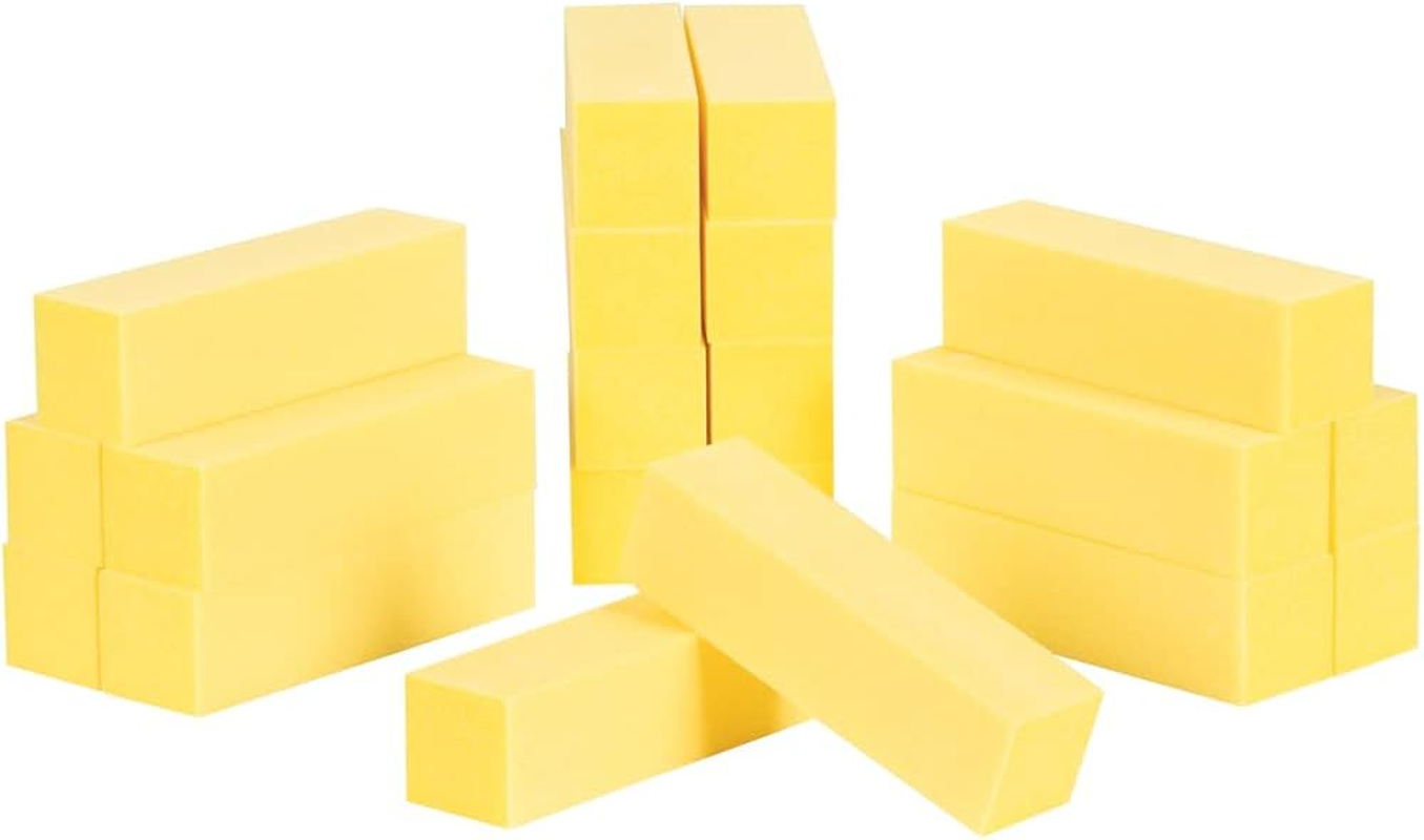 Forpro Professional Collection Ultra Gold Buffing Block, 240 Grit, Four-Sided Manicure & Pedicure Nail Buffer, 3.75" L X 1" W X 1" H, 20-Count image number 5