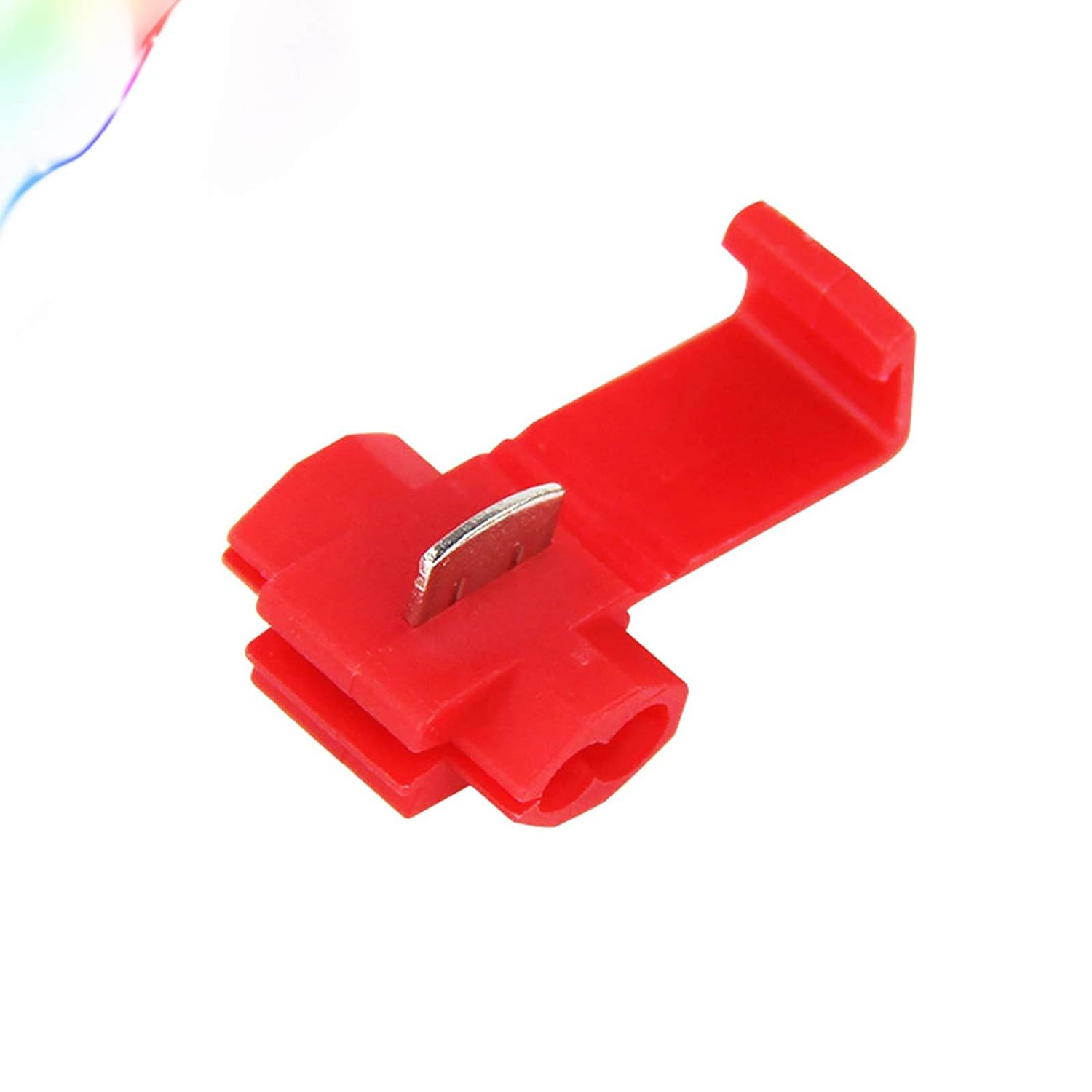 50Pcs Quick Splice Connectors Lock Wire Electrical Cable Connectors Quick Splice Terminals Crimp Red/Yellow/Blue