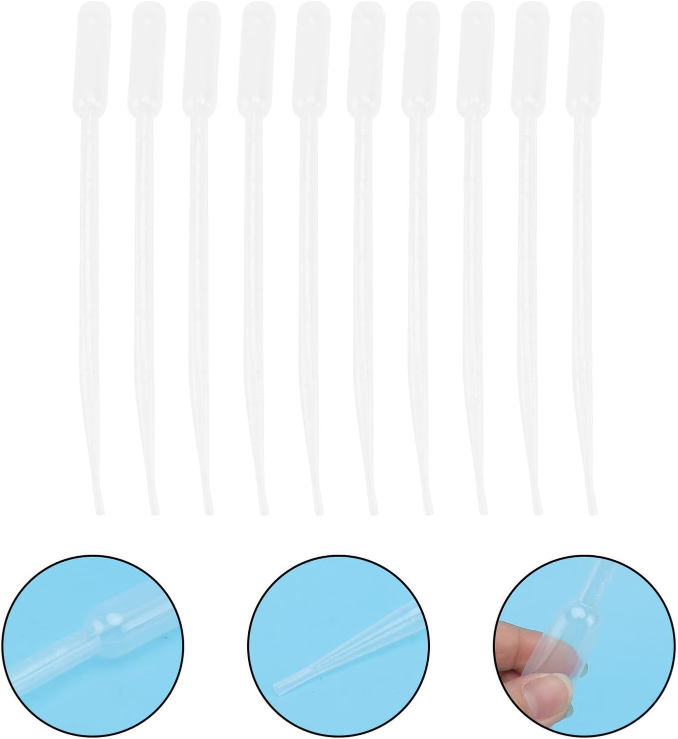 JOINPAYA 10Pcs Coral Fish Feeding Tubes Plastic Brine Shrimp Feeders with Scale for Pets Medicine Food Fertilizer Accurate Dispensing Tool image number 4