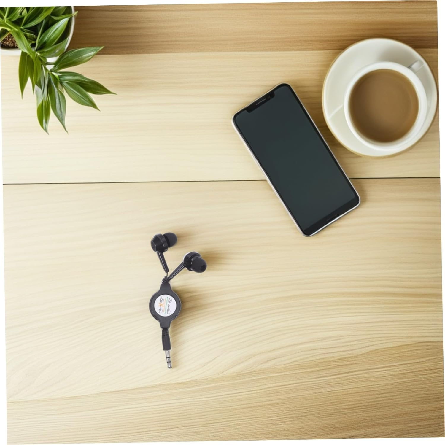 Homoyoyo 2Pcs Double-Pull Retractable Earphones Portable Retractable Wired Earphones Ear Headphones for Running and Exercise image number 5