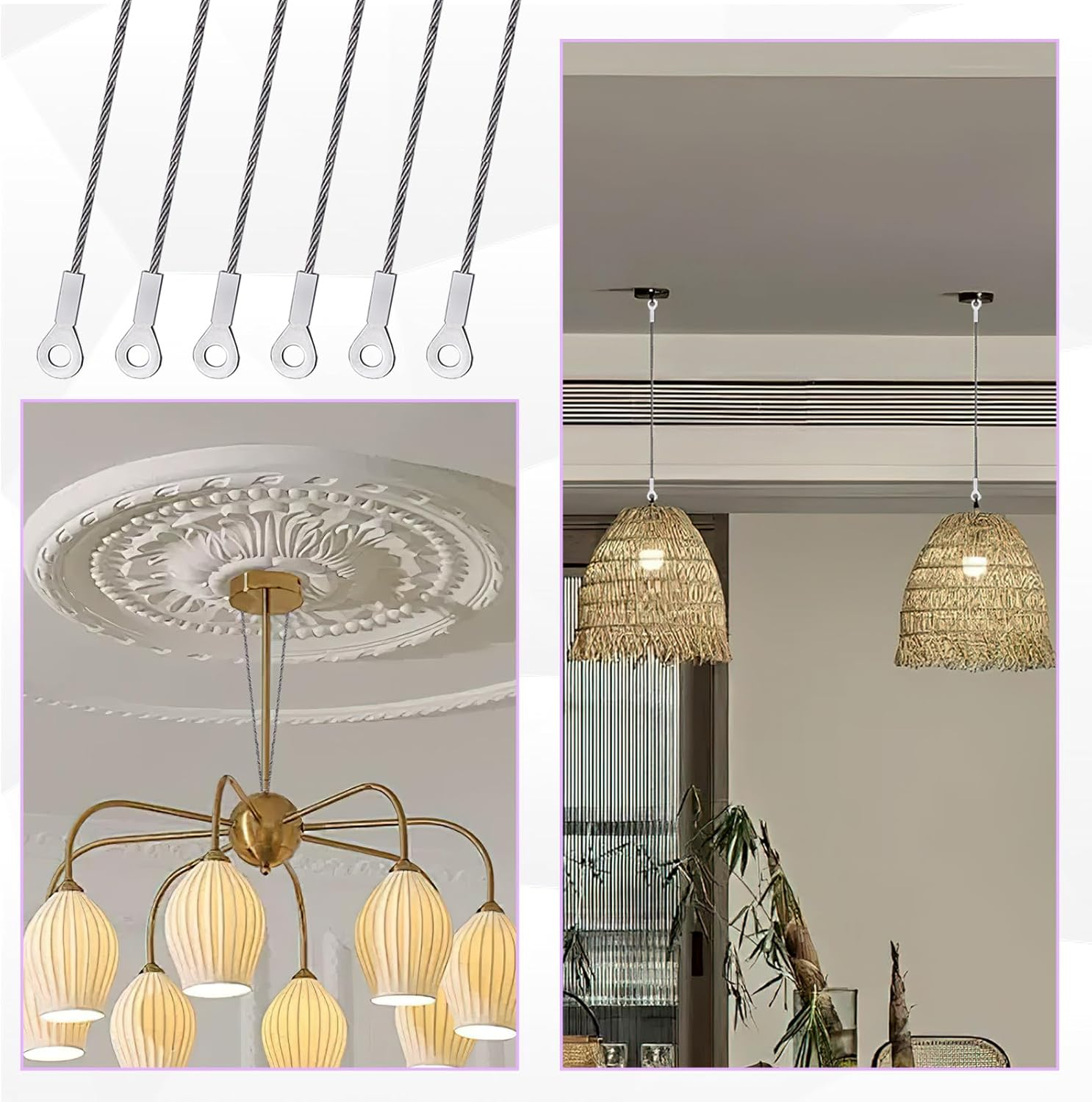 24 Pcs 7.87Inch Cabinet Door Restraint Kit, 304 Stainless Steel Door Opening Angle Protector with 48 Mounting Screws, Cabinet Hinge Limiter for Limiting Cupboard Door Swing (Silvery) image number 2