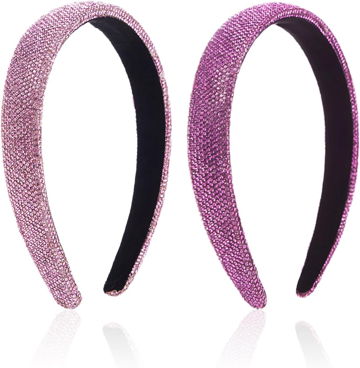 2 Pieces Rhinestone Headband, Shiny Hair Accessories, Elee Hair Accessories, Hairstyle Decorations, Headpiece of Women. image number 4