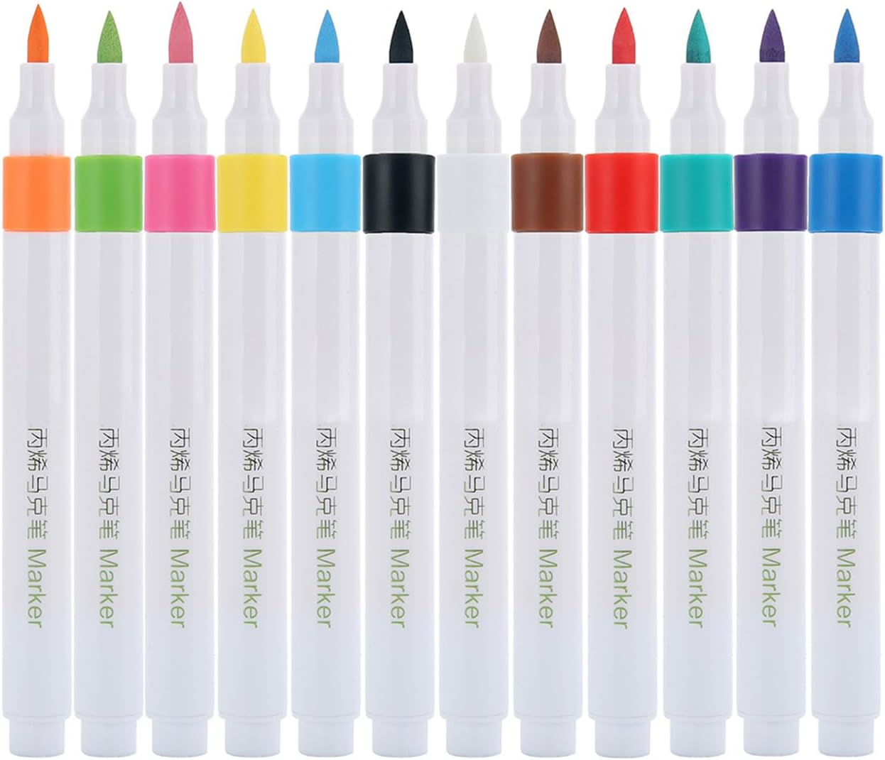 Cat Nail Polish,12-Color Brush Tip Dog Nail Polish Pens | Fade-Resistant Pet Grooming Pens for Medium Large Small Kitten Daily Travel Party Events Photo Shots Holiday