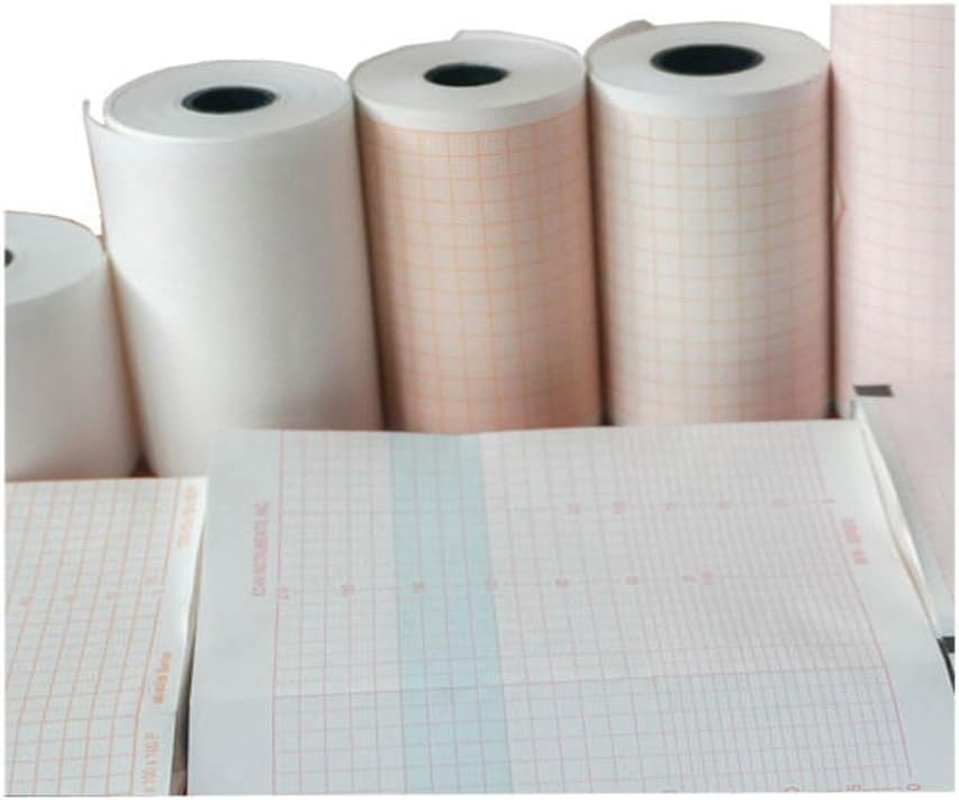 Bionet ECG Cardiocare 2000 and Cardiotouch 3000 ECG Chart Paper - 215 Mm X 25 Meter EKG Paper (5 Rolls) image number 2