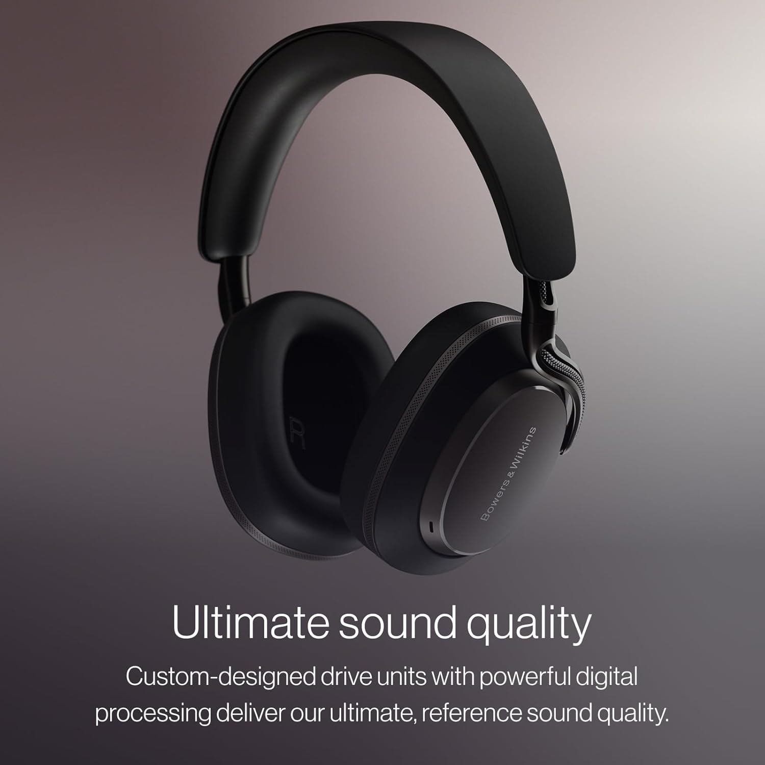Bowers & Wilkins Px8 S2 Flagship Over-Ear Noise Cancelling Wireless Headphones, Hi-Res Audio Bluetooth with Aptx Lossless & Adaptive, up to 30-Hour Battery Life, Warm Stone image number 1