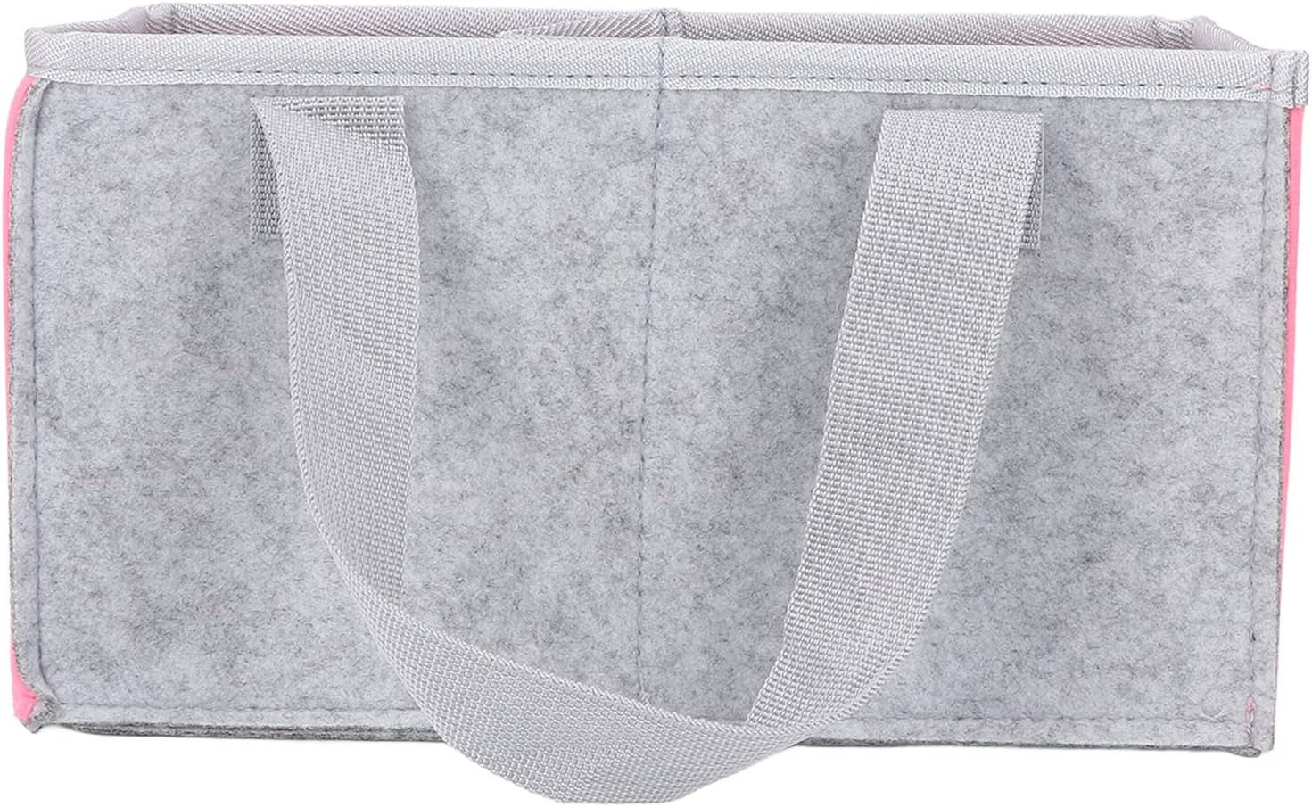 Case for Toniebox Starter Set, Large Space Portable Felt Home Outdoor Hand Bag, Foldable Tonies Carrying Case with Partition, 6 Elastic Straps, for Tonies Audio Player and Dolls