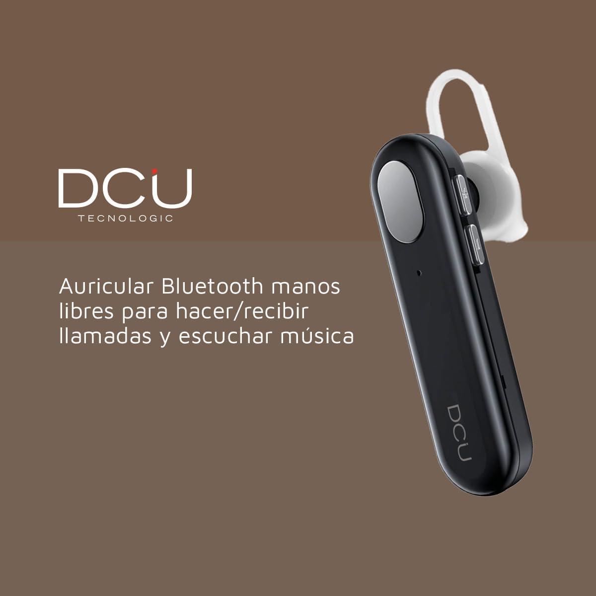 DCU TECNOLOGIC Wireless Headphones - Mono Bluetooth 5.3 Lightweight Headset - Make and Receive Calls - Dual Point Connectivity image number 6