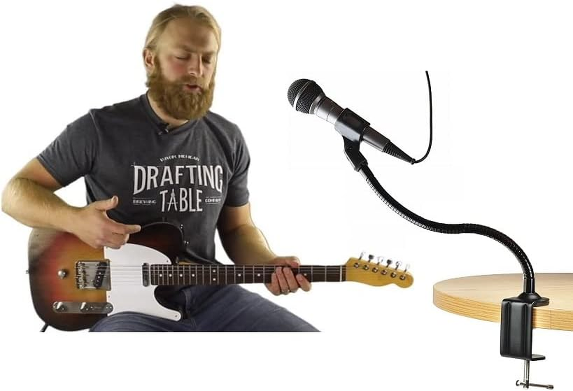 Podium Desk Mic Stand for Podcast, Meetings, Lectures,Tv,Radio,Blue Yeti Snowball Microphone