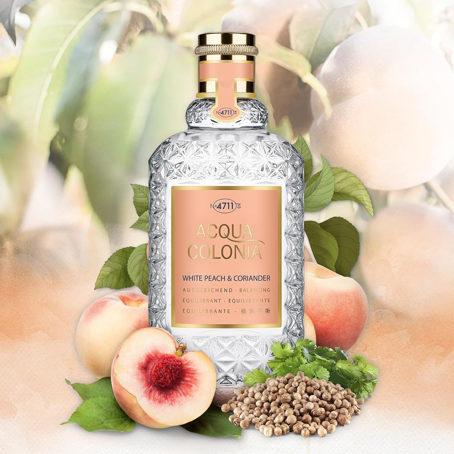 4711 Acqua Colonia White Peach & Coriander Eau De Cologne Spray 50Ml/1.7Oz image number 4