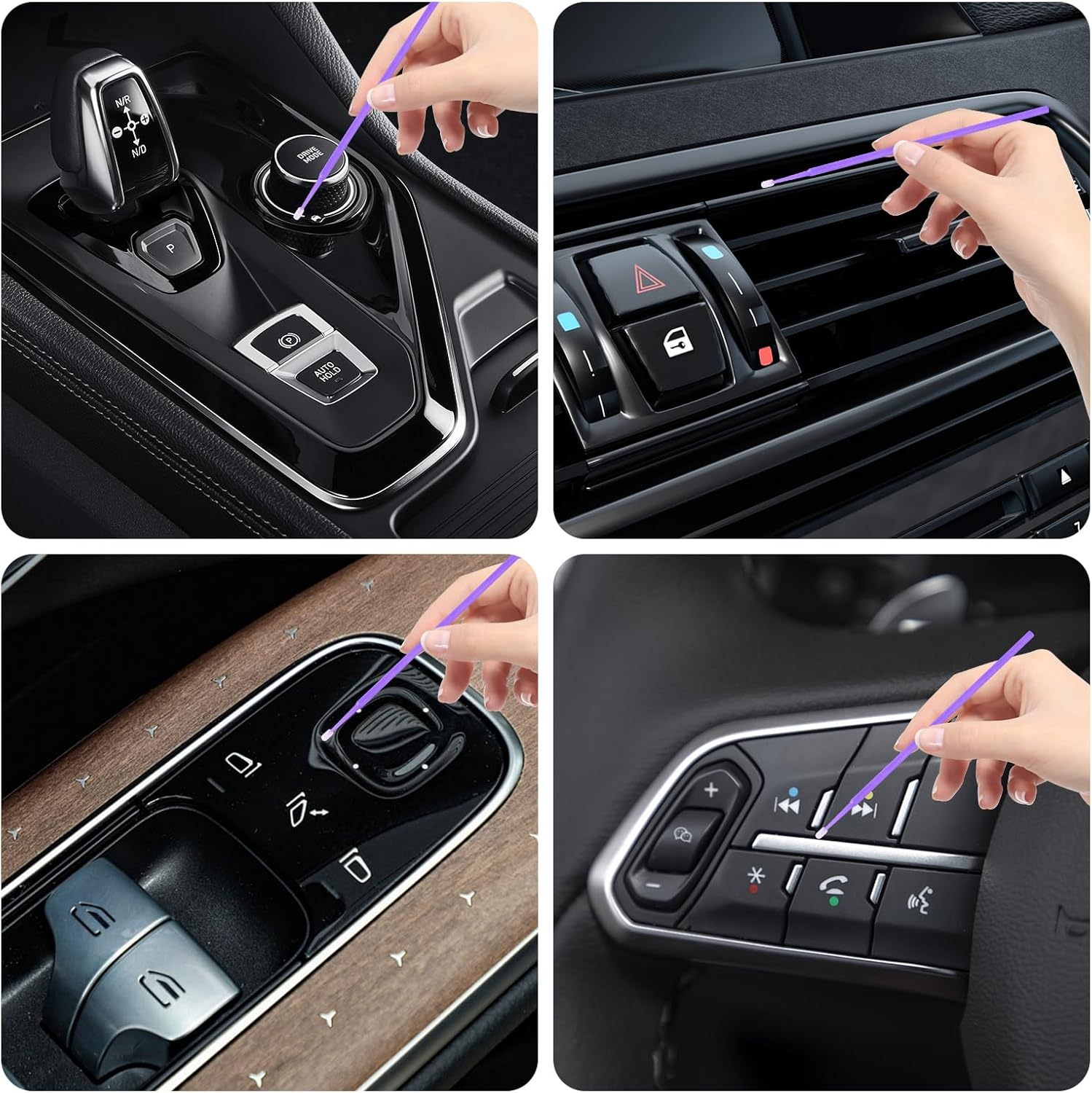 100PCS Car Touch up Paint Brushes,Single-Use Micro Brushes for Refinishing Car Detail Paint Tiny Paint Brushes Scratches,Practical Car Accessories Micro Paint Brushes for Paint Chip Repair image number 5