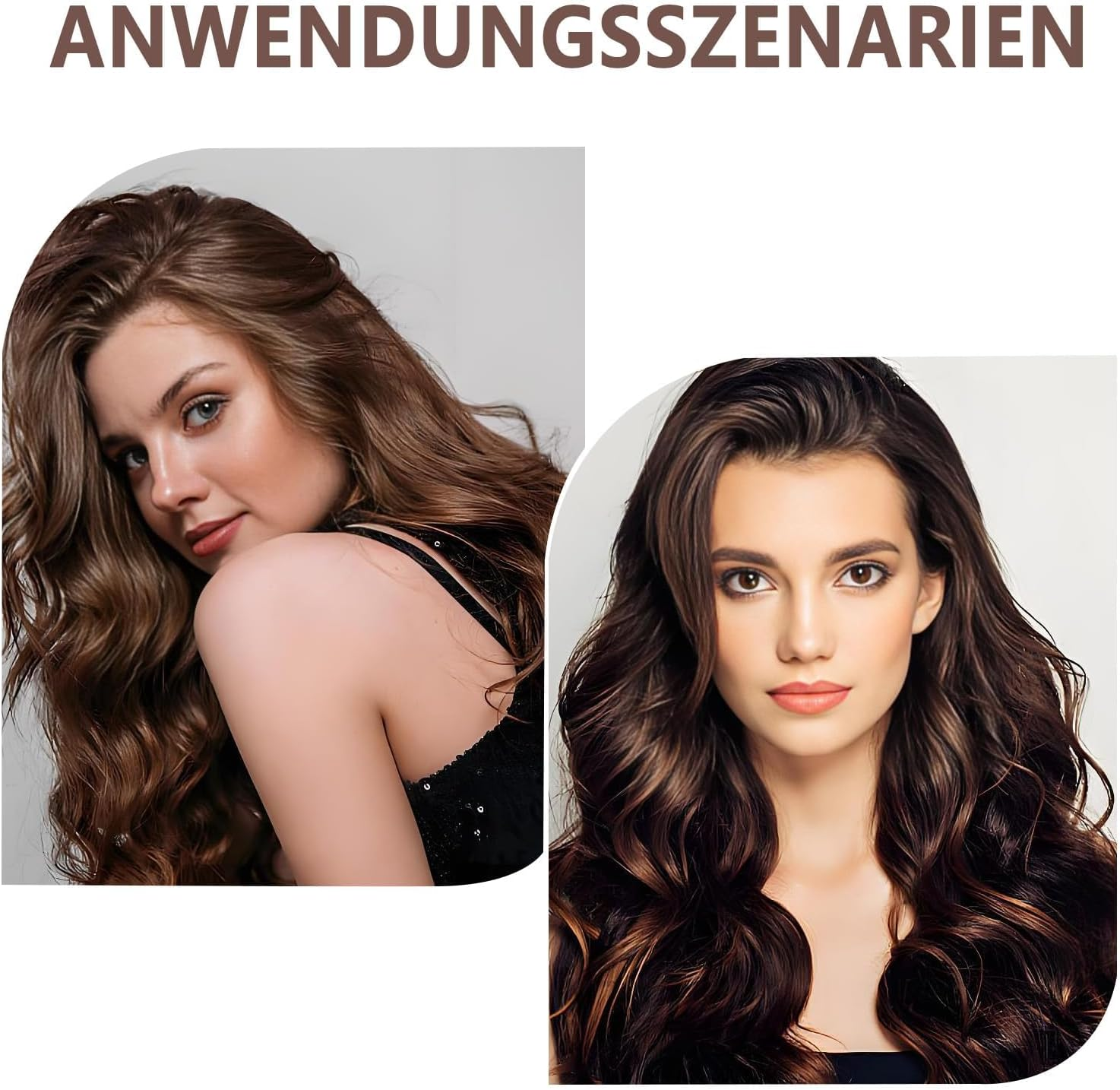 Set of 3 Small round Brushes, round Brush Set for Blow-Drying, Hair Brush, round for Short Hair, Pony Root, Curls and Straight Hair, 3 Pieces in Various Sizes image number 3