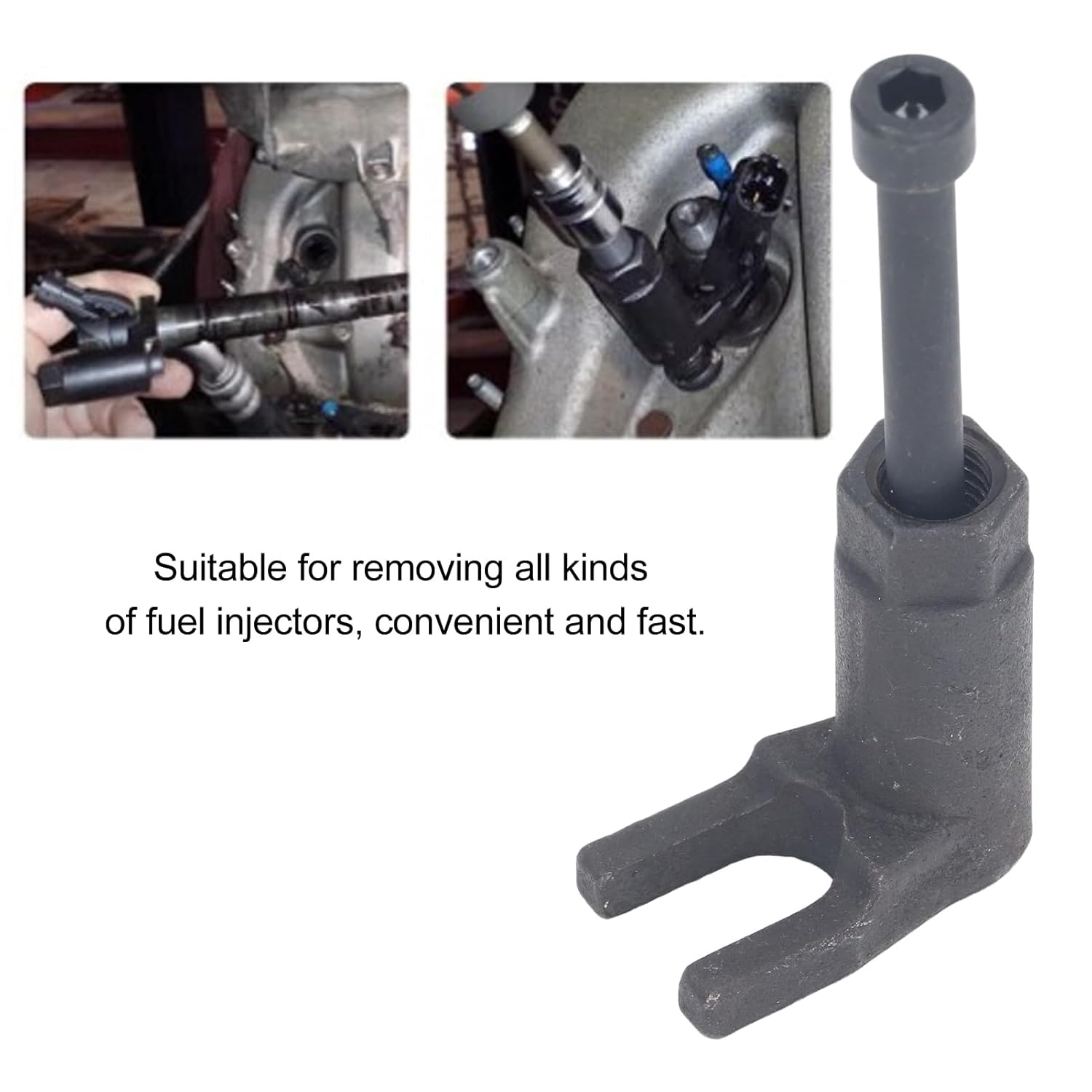 Injector Removal Tool, (3418) Fuel Injector Removal Tool, Auto Truck Injector Extractor Removal Tool, Compatible with All Kinds of Models and Brands Engines image number 2
