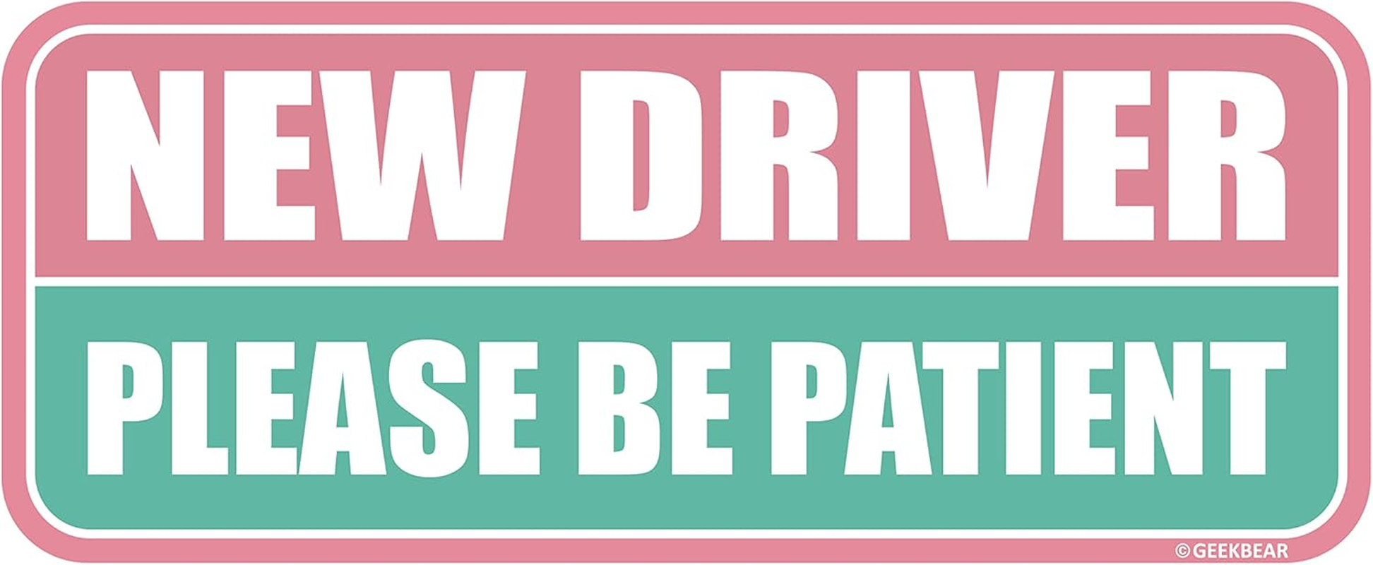 New Driver Magnet_Rectangular Type (1 Pack) (Pink/Pink)