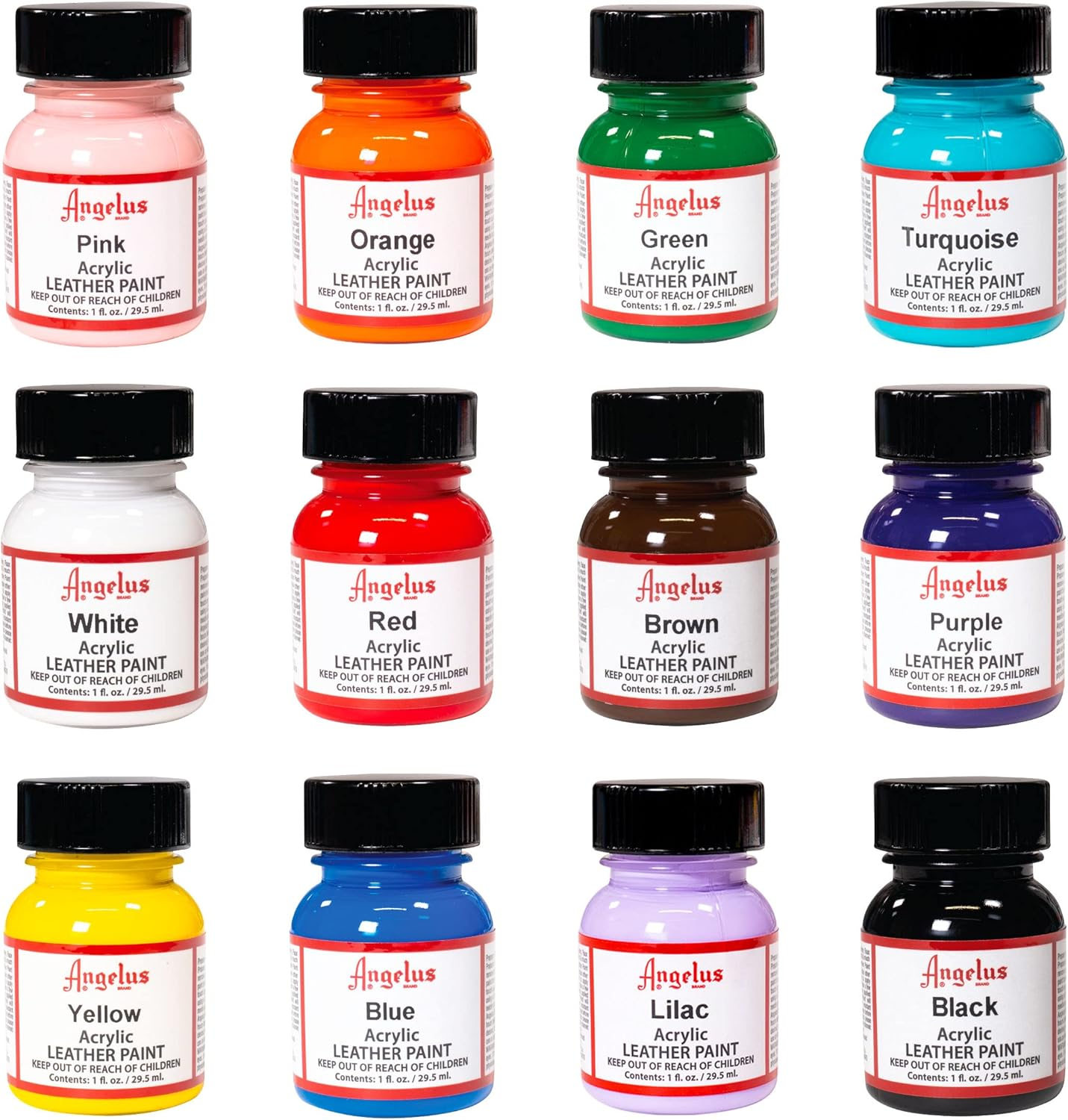 Angelus Acrylic Leather Paint Set, Best Sellers