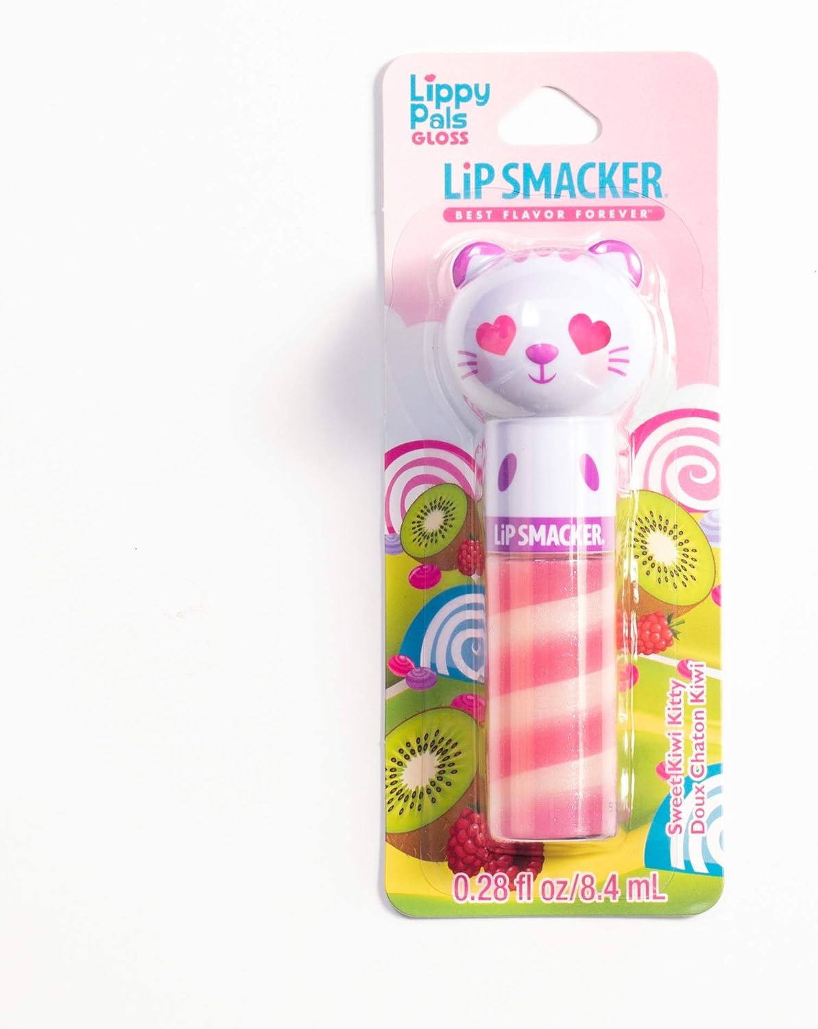 Lip Smacker Lippy Pals Kitty Kitten, Flavored Moisturizing & Smoothing Soft Shine Lip Balm, Hydrating & Protecting Fun Tasty Glossy Finish, Cruelty-Free & Vegan - Sweet Kiwi Kitten image number 3