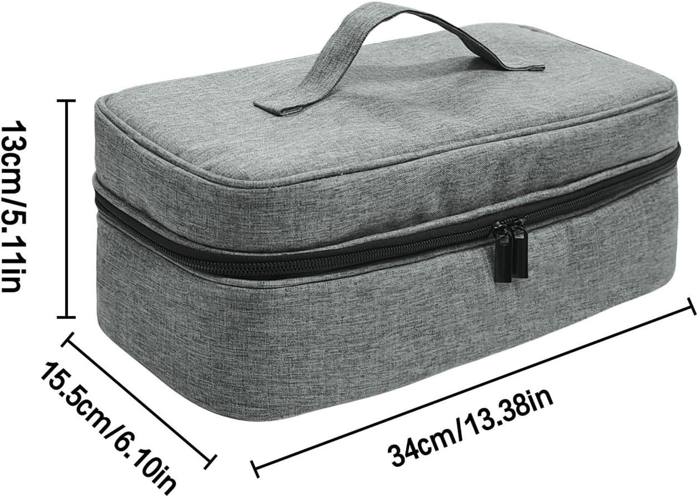 Hair Dryer Travel Case | Curling Iron Carry Pack | with Stainless Large Capacity Hook Hair Tool Travel Bag - for Women Lady Mother Girlfriend Female image number 1