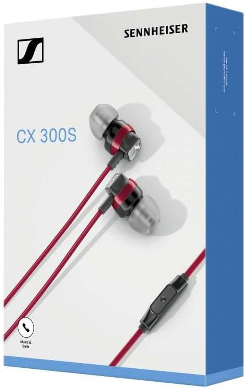 Sennheiser in Ear Headphones CX 300, Red - Black image number 2