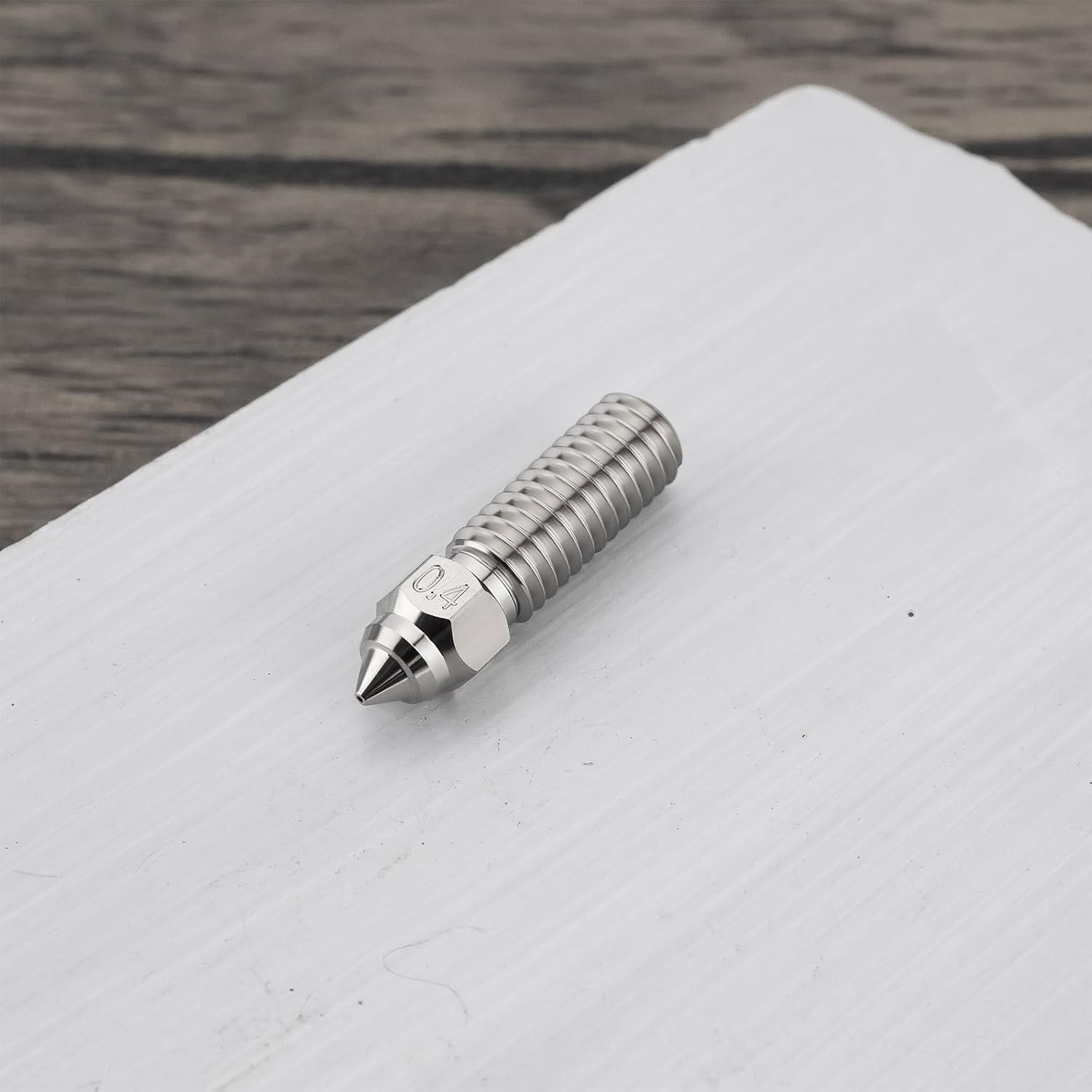 OTOTEC 2Pcs 0.4Mm 3D Printer Nozzle Chrome Zirconium Copper Compatible with Creality K1 K1 MAX Compatible with Ender 3 V3 KE CR-10 SE CR-M4 image number 6