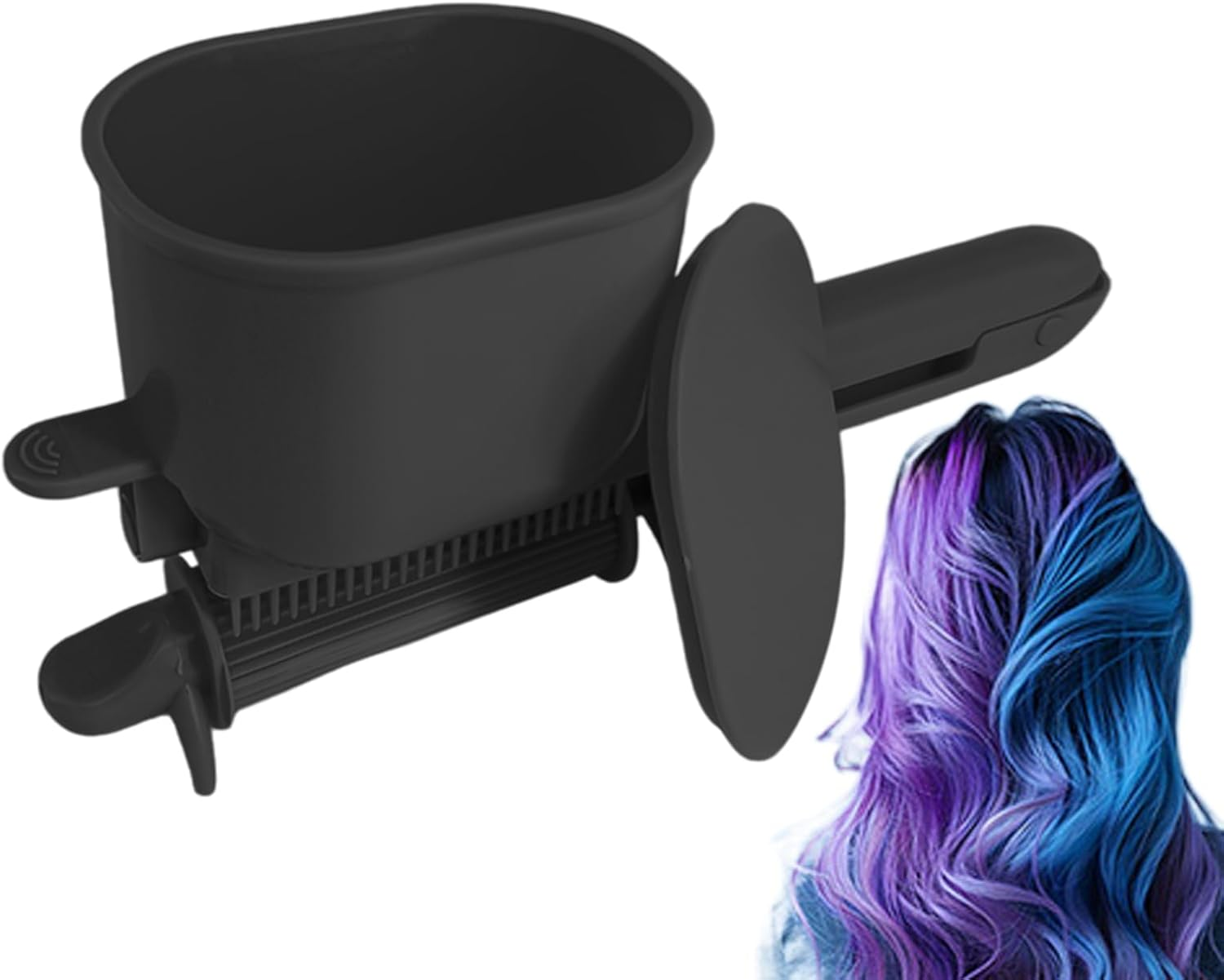 Roller Hair Color Applicator | Professional Automatic Roller Hair Dye Comb - Ergonomic Tint Dyeing Brush Stylist Salon Coloring Tool for Family Adults Friends Enthusiasts Beginners image number 3