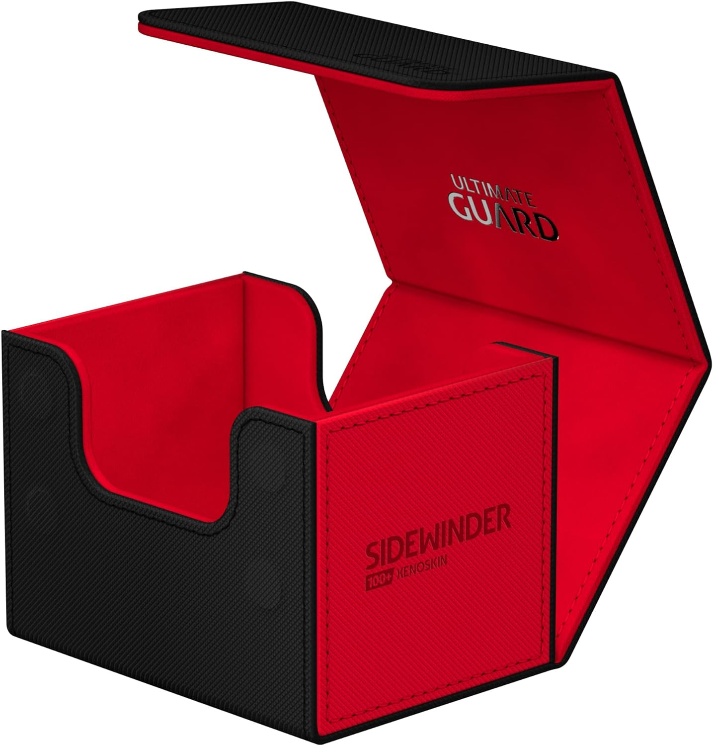 Ultimate Guard 100+ Synergy Sidewinder Deck Box, Black/Red image number 2