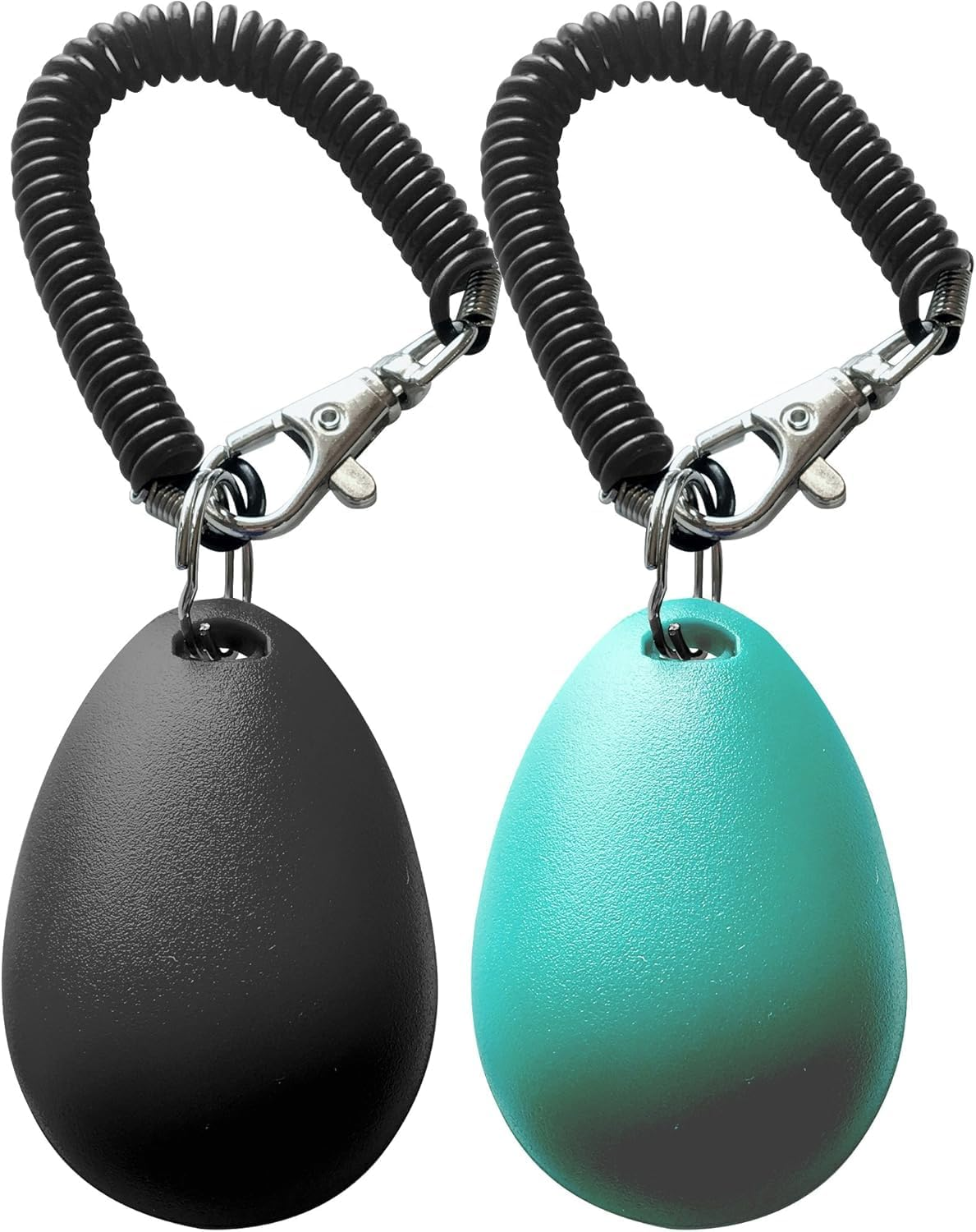 Pet Training Clicker with Wrist Strap - Dog Training Clickers (New Black + Blue) image number 4