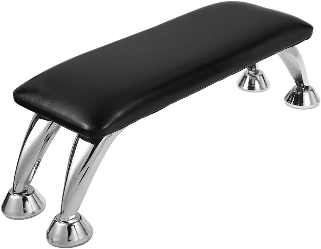 AIMALL European-Style Nail Art Hand Pillow with Bracket, Waterproof Manicure Arm Rest for Light Therapy Lamp, Comfortable Support Footstool for Salon and Home Use