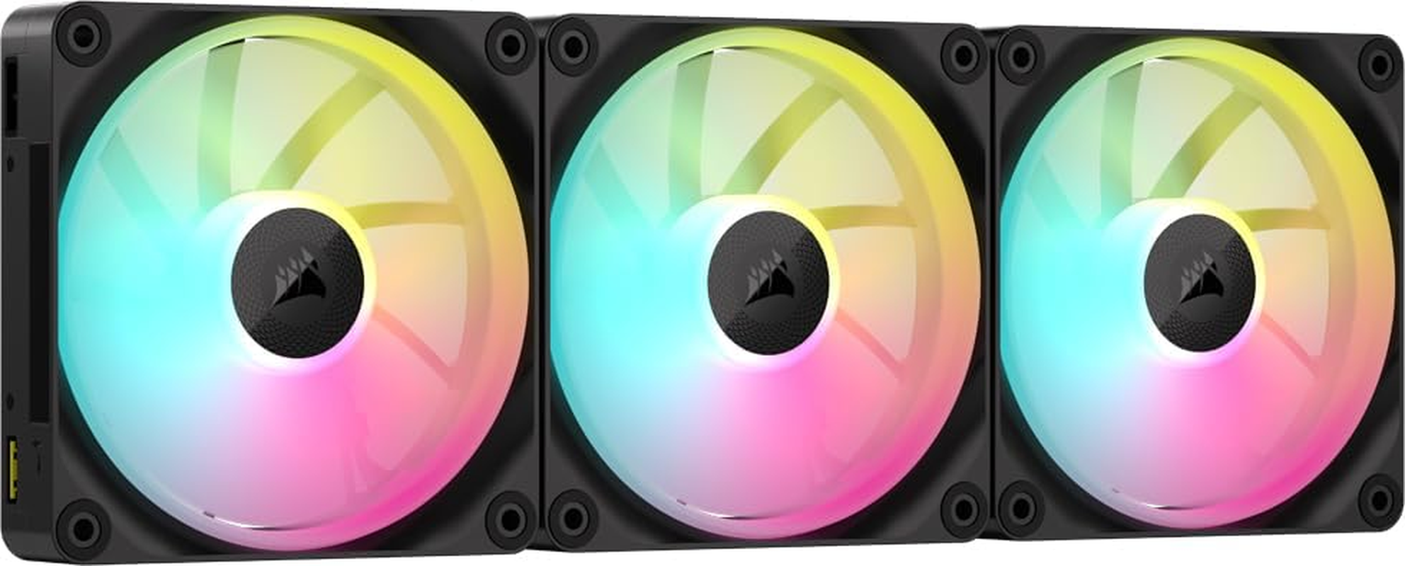 CORSAIR Icue Link LX140 RGB 140Mm PWM Fan Single Pack &ndash; Dual Light Loops &ndash; Requires Icue Link System Hub (Sold Separately) &ndash; CORSAIR Airguide Technology &ndash; White